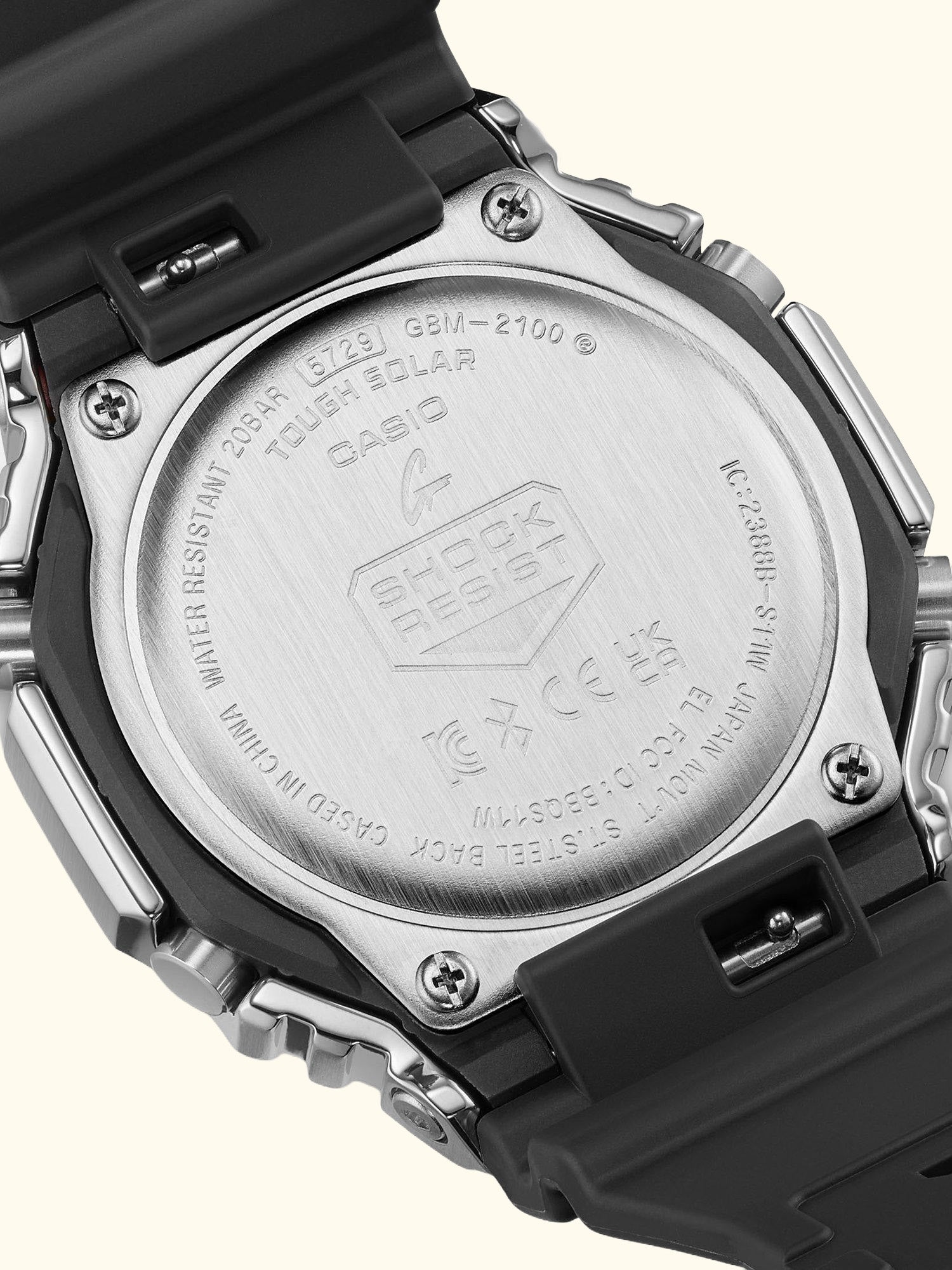 G-Shock GBM-2100-1A2ER Solar Powered Bluetooth Watch