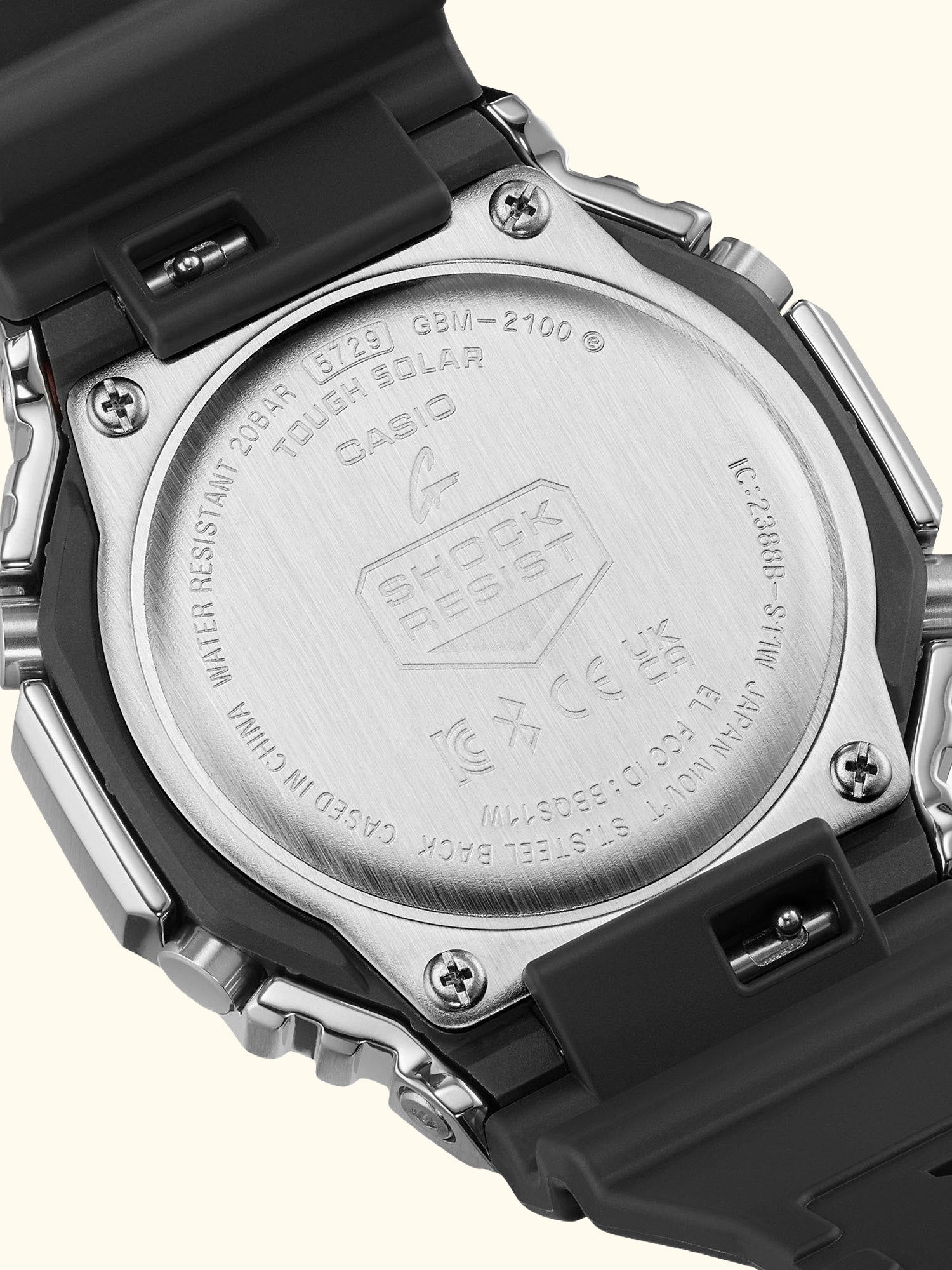 G-Shock GBM-2100-1A2ER Solar Powered Bluetooth Watch