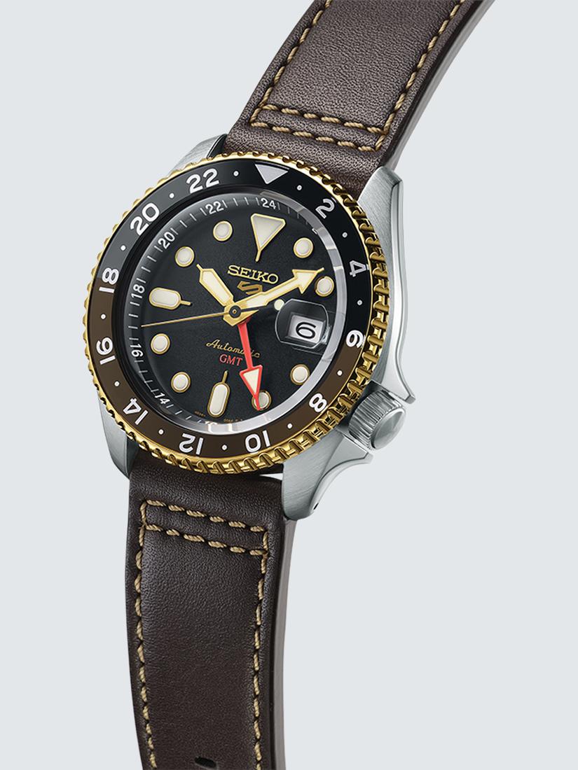 SSK036K1 Men's 5 Sports SKX GMT Date Automatic Bracelet Strap Watch