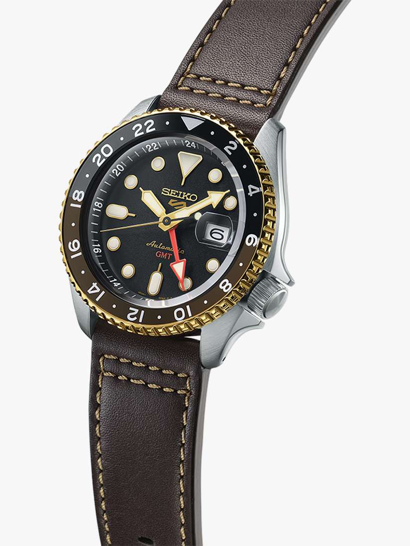 SSK036K1 Men's 5 Sports SKX GMT Date Automatic Bracelet Strap Watch