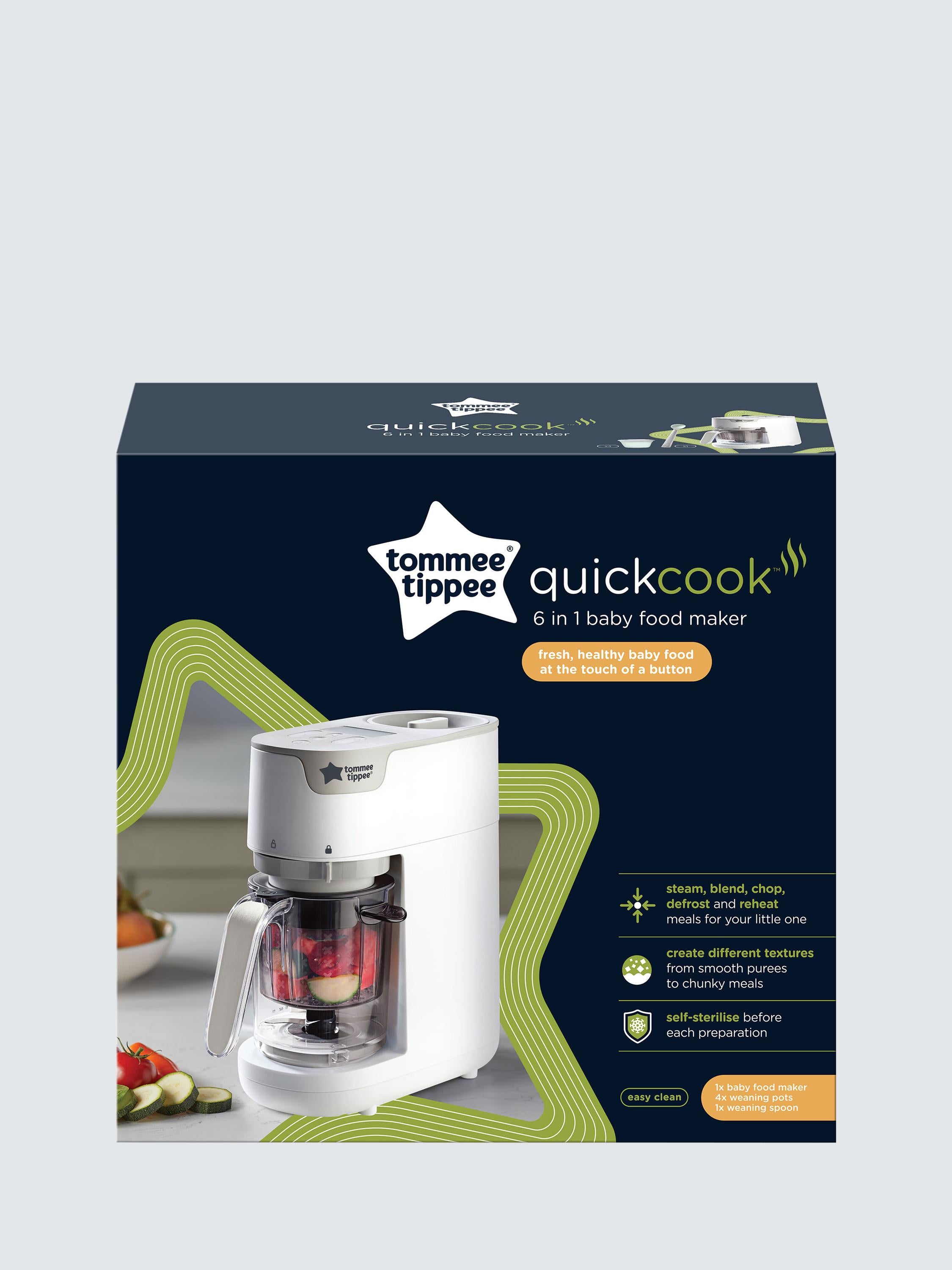 Quick Cook 6-in-1 Baby Food Maker