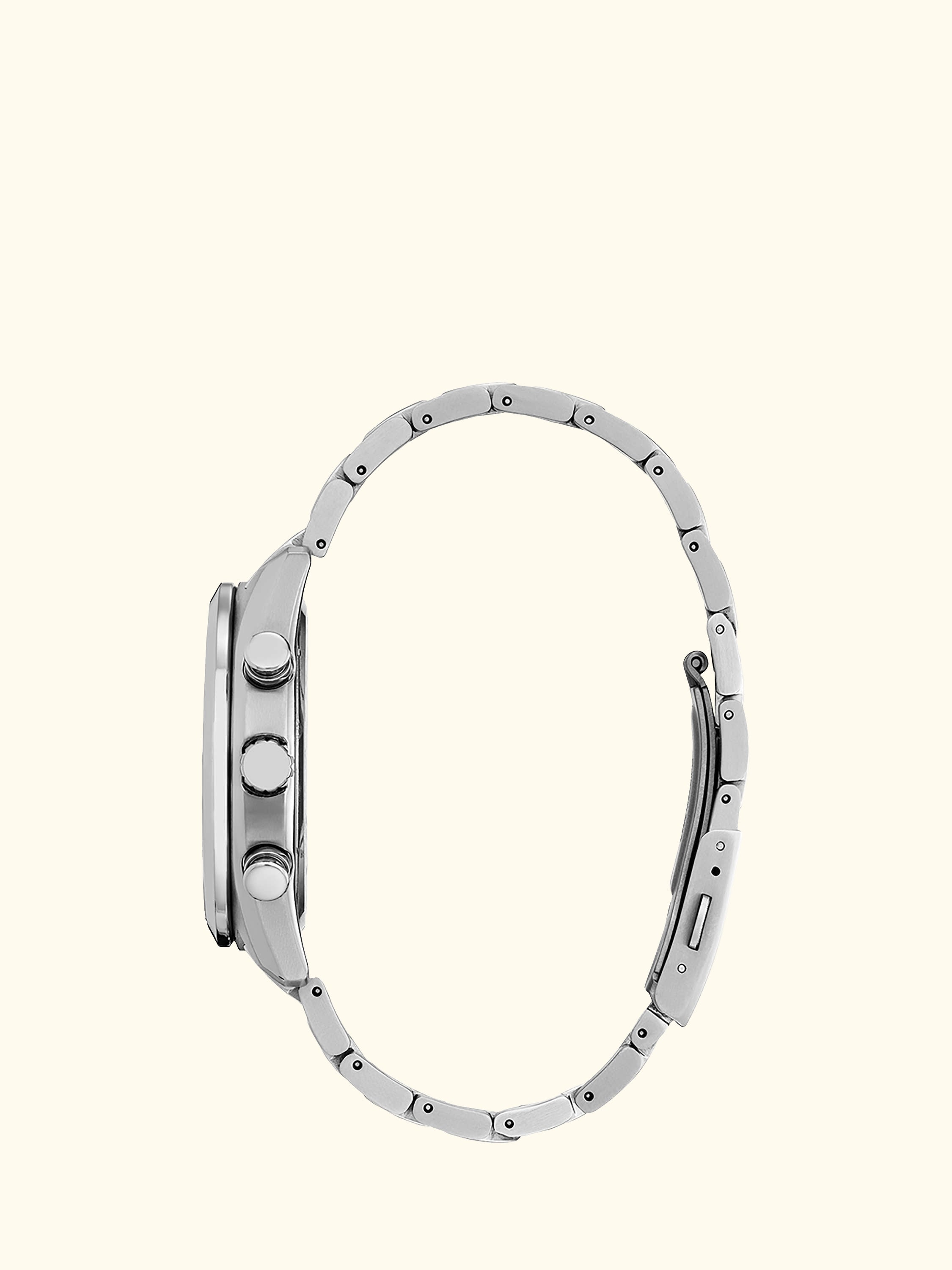 Tsuki-Yomi Radio-Controlled Moon Phase Eco-Drive Bracelet Strap Watch