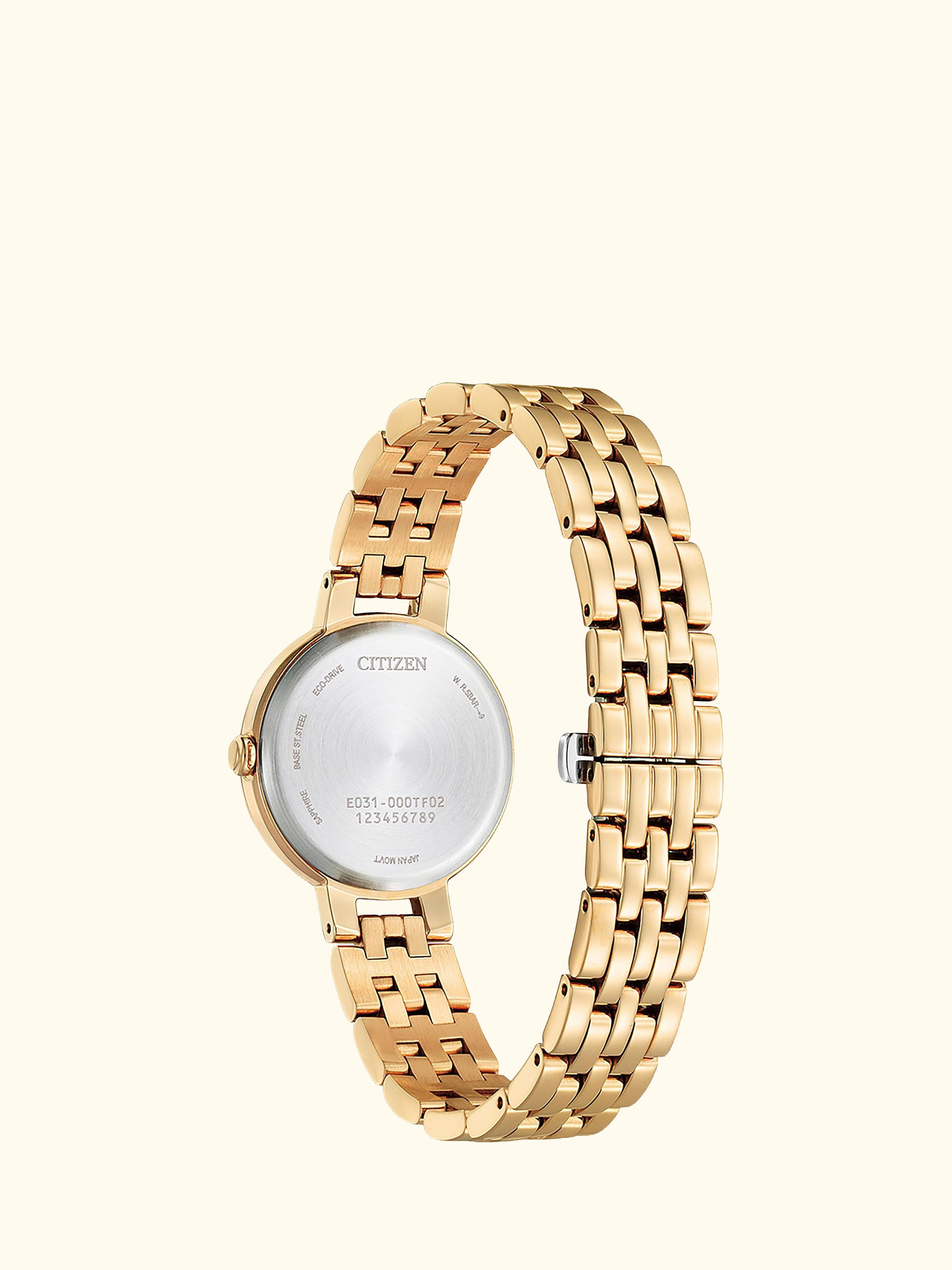 EM0993-82X Women's Dress Collection Eco-Drive Bracelet Strap Watch