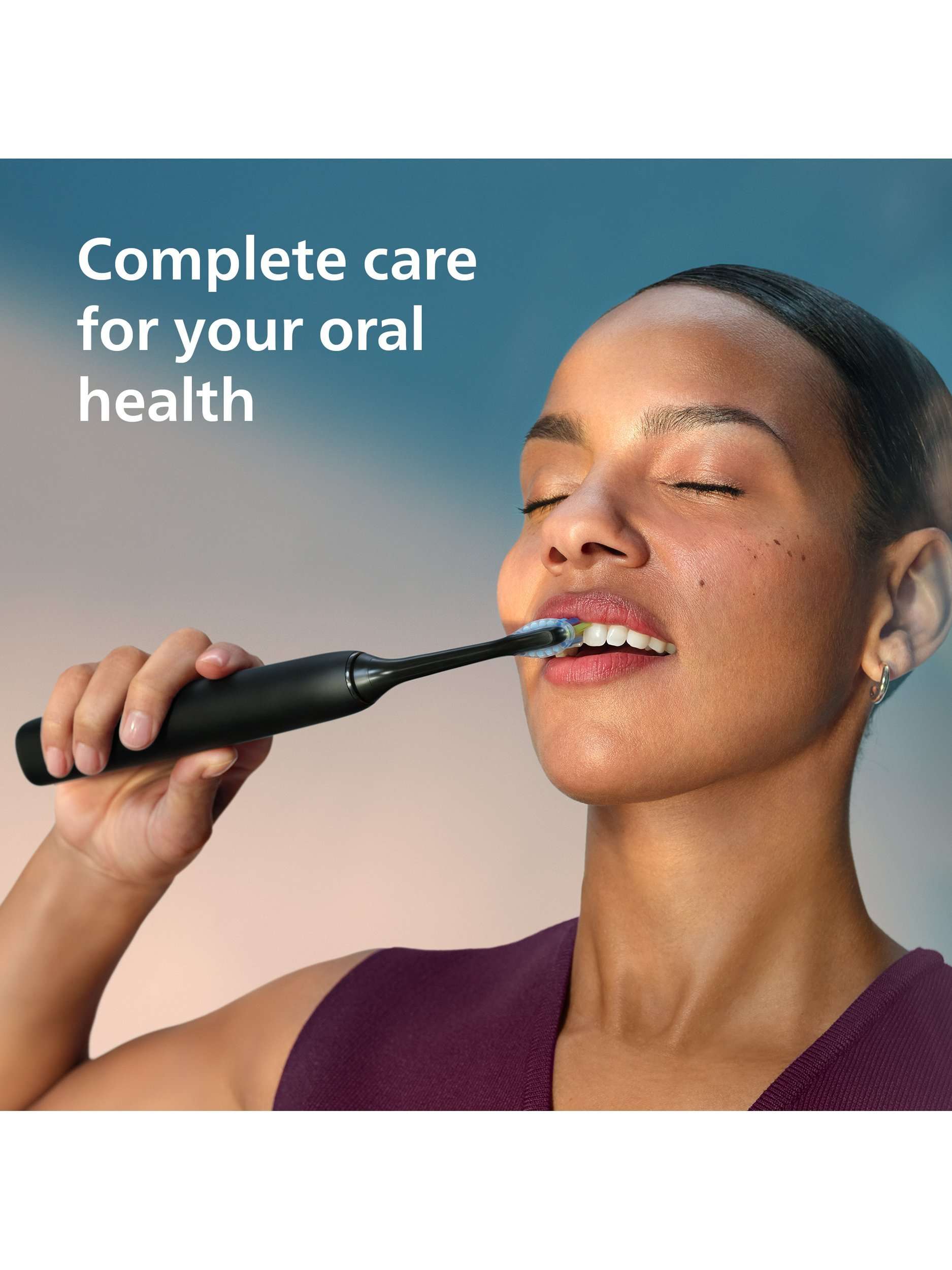 Sonicare HX9914/57 DiamondClean Series 9000 Electric Toothbrush, Set of 2, Black/Rose Gold