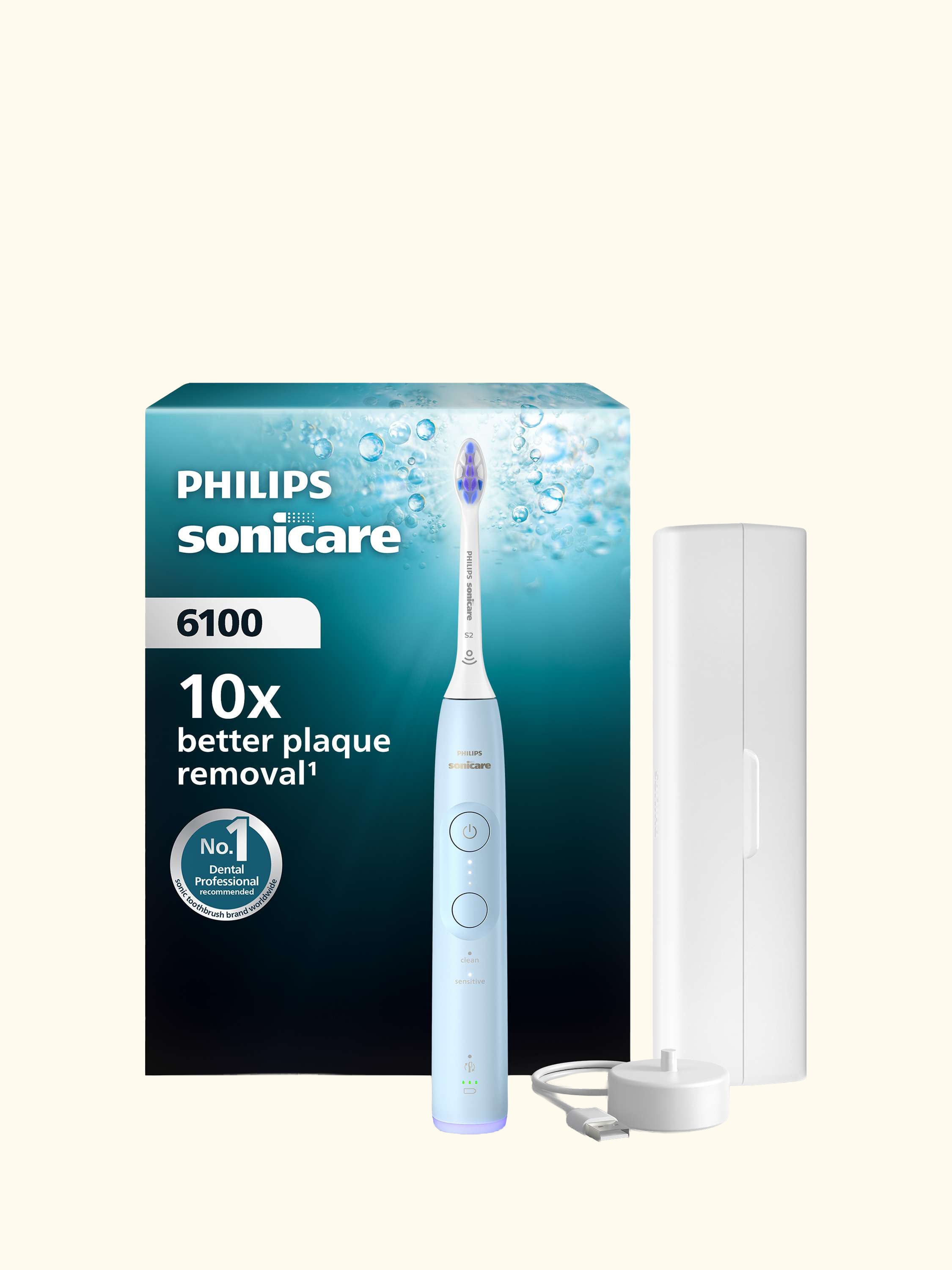 Sonicare 6100 HX7406/02 Electric Toothbrush