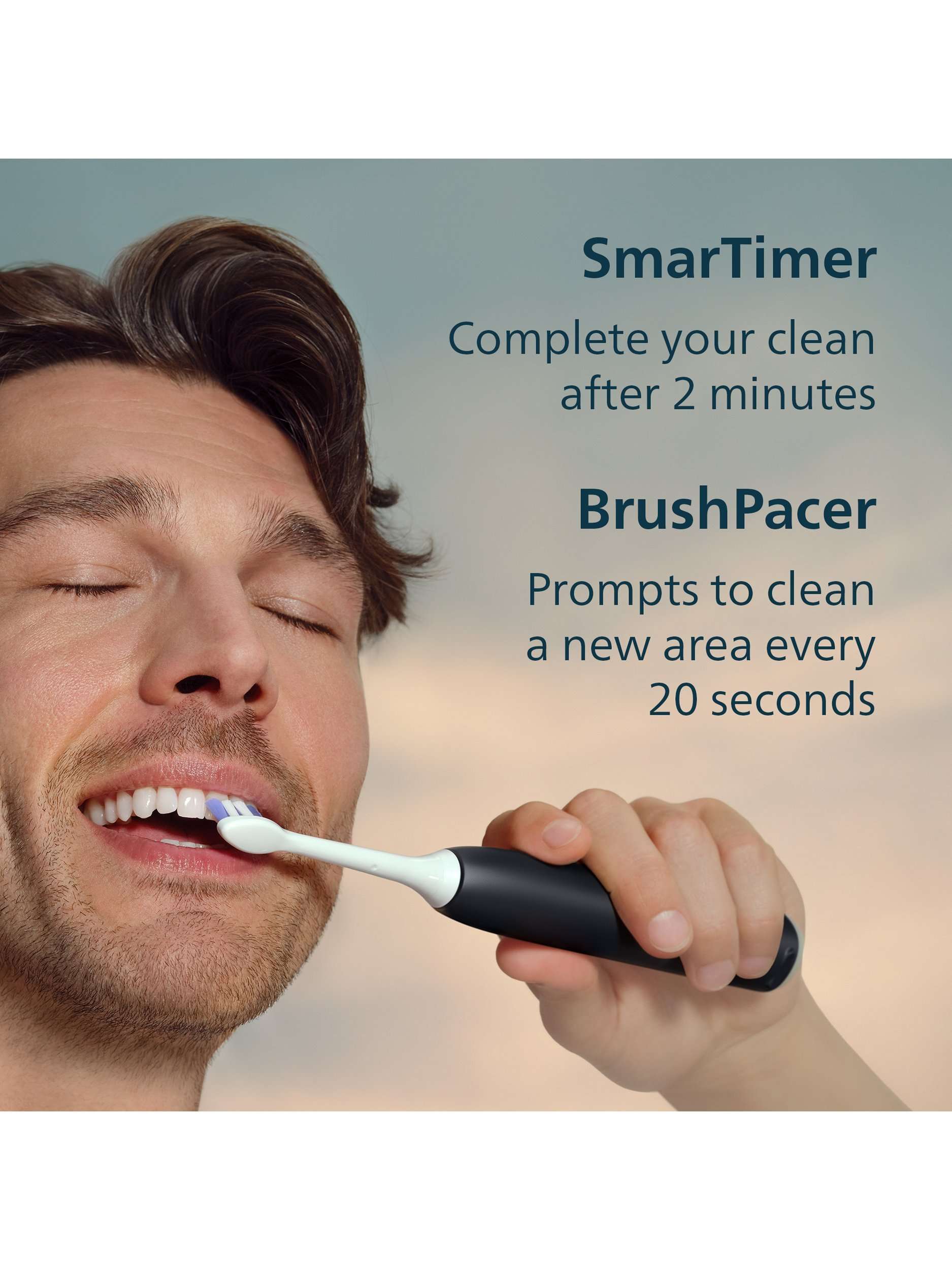 Sonicare 6500 HX7411/02 Electric Toothbrush, Black