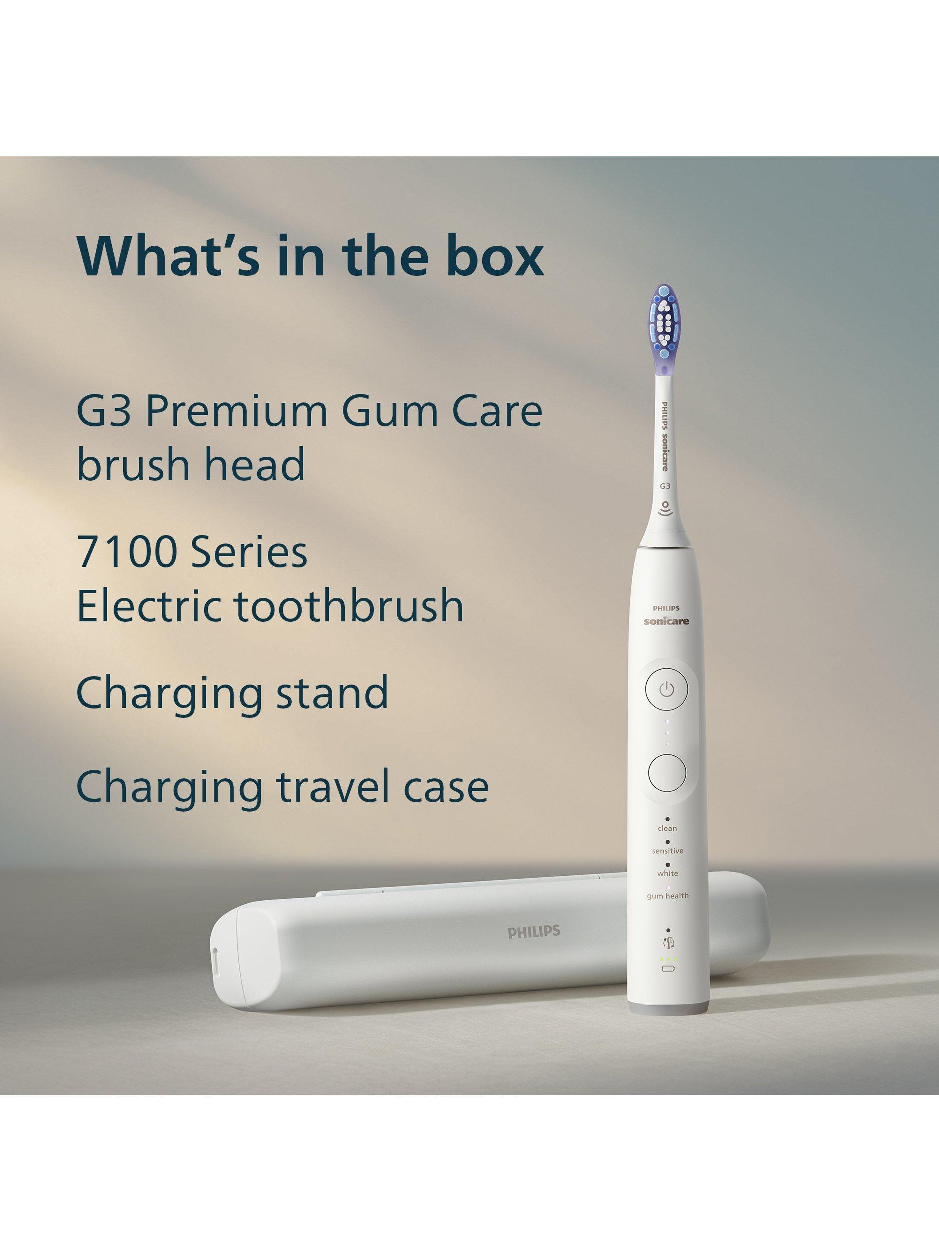 Sonicare 7100 HX7420/01 Electric Toothbrush, White