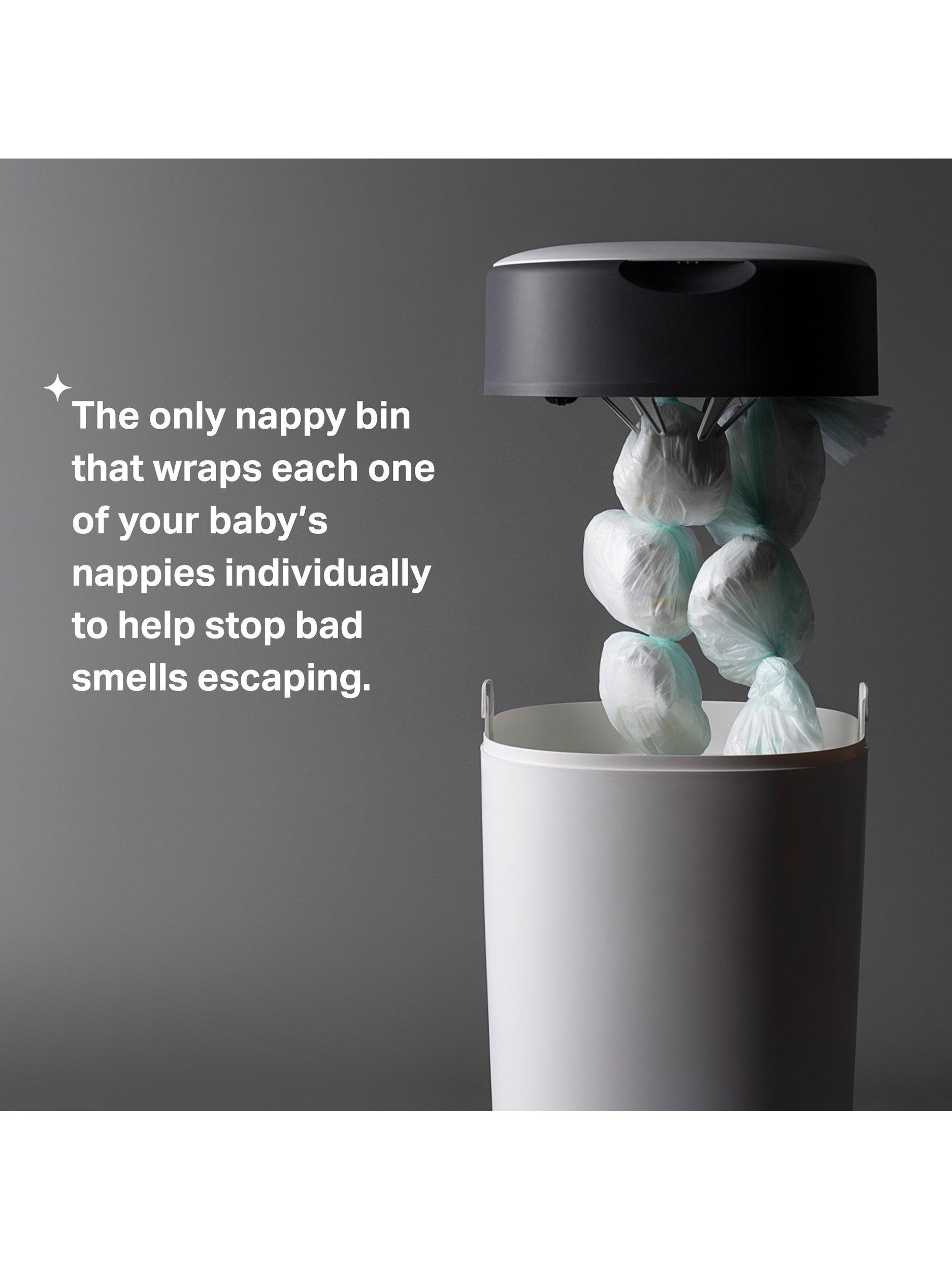 Twist & Click Advanced Nappy Bin Starter Set with 4x Refill Cassettes