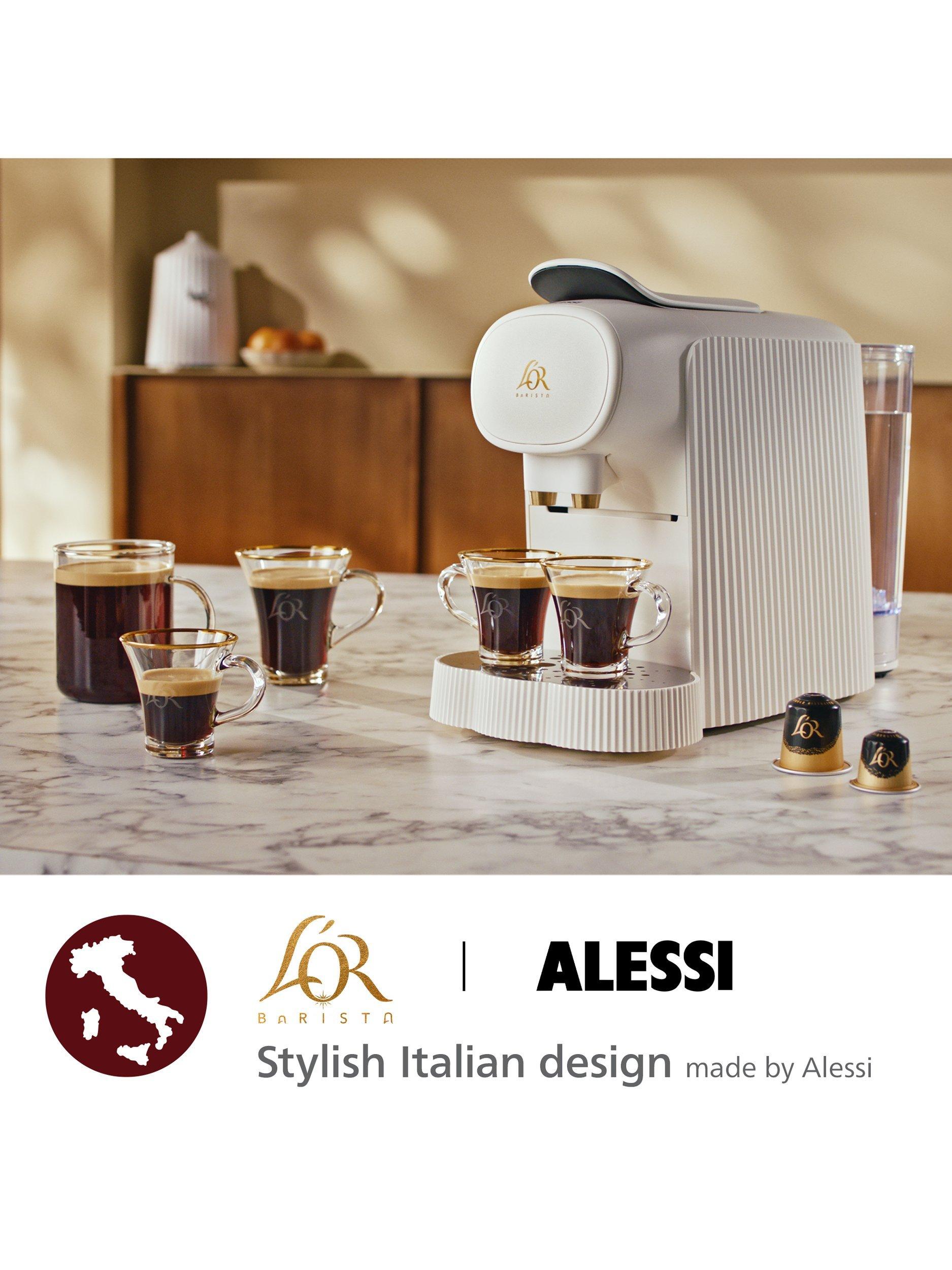 L'Or Alessi LM9012/08 Coffee Machine, White