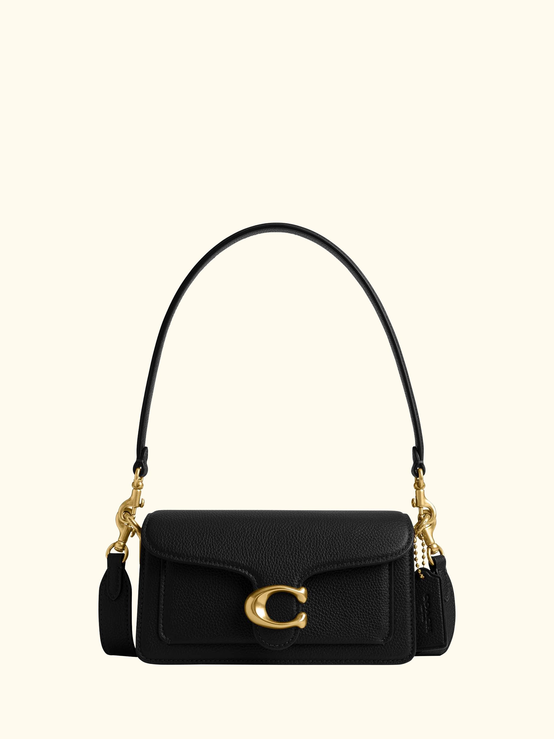 Tabby 20 Pebbled Leather Shoulder Bag