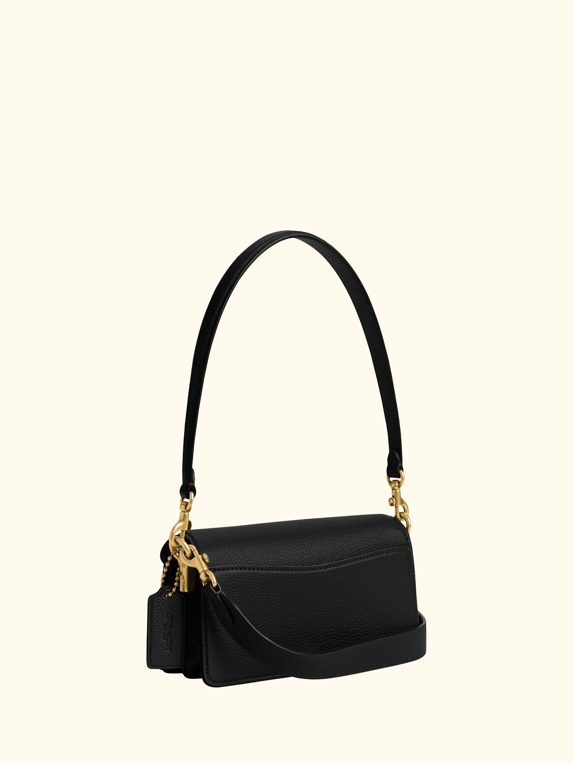 Tabby 20 Pebbled Leather Shoulder Bag