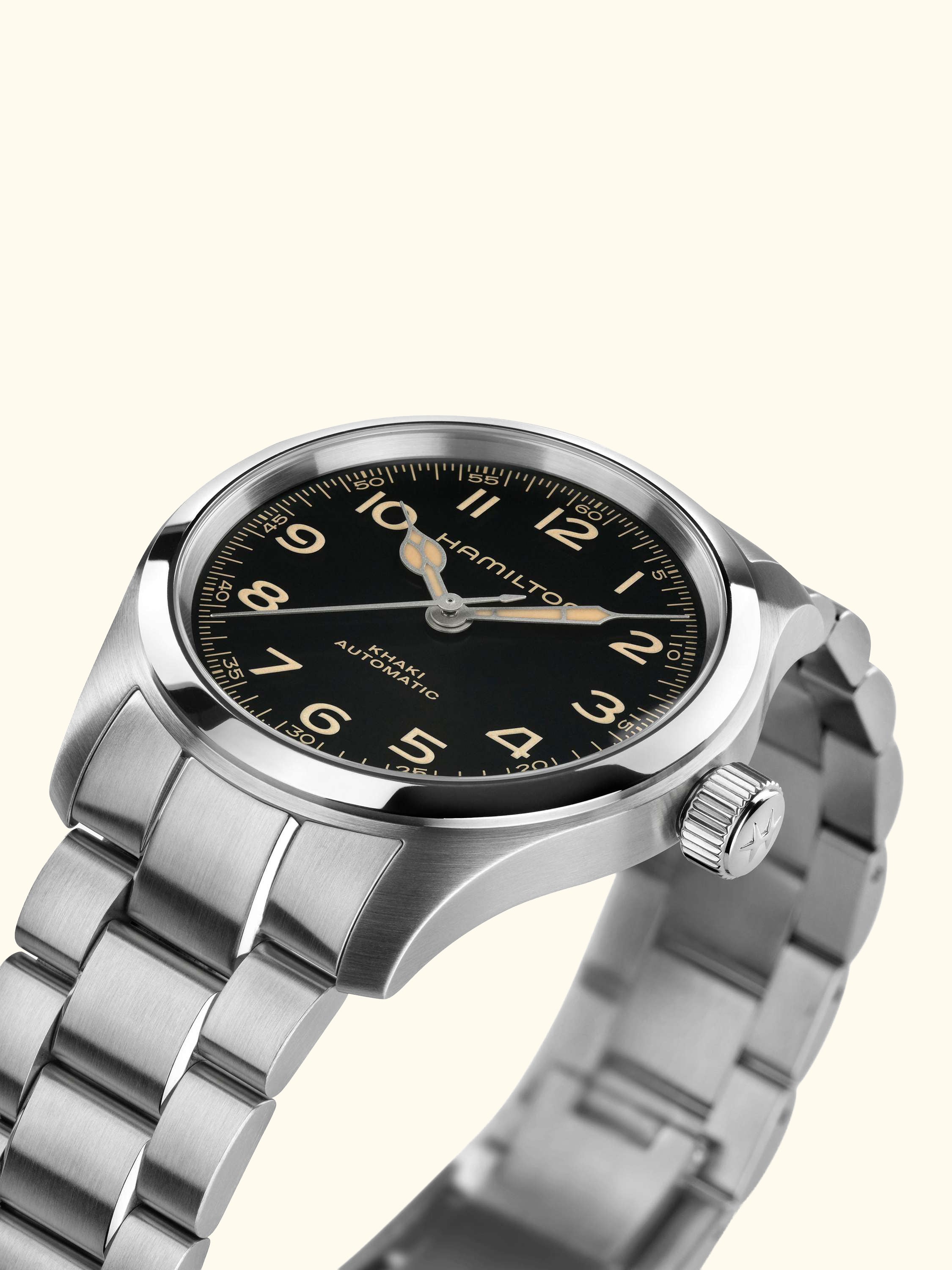 H70405130 Unisex Khaki Field Murph Automatic Bracelet Strap Watch