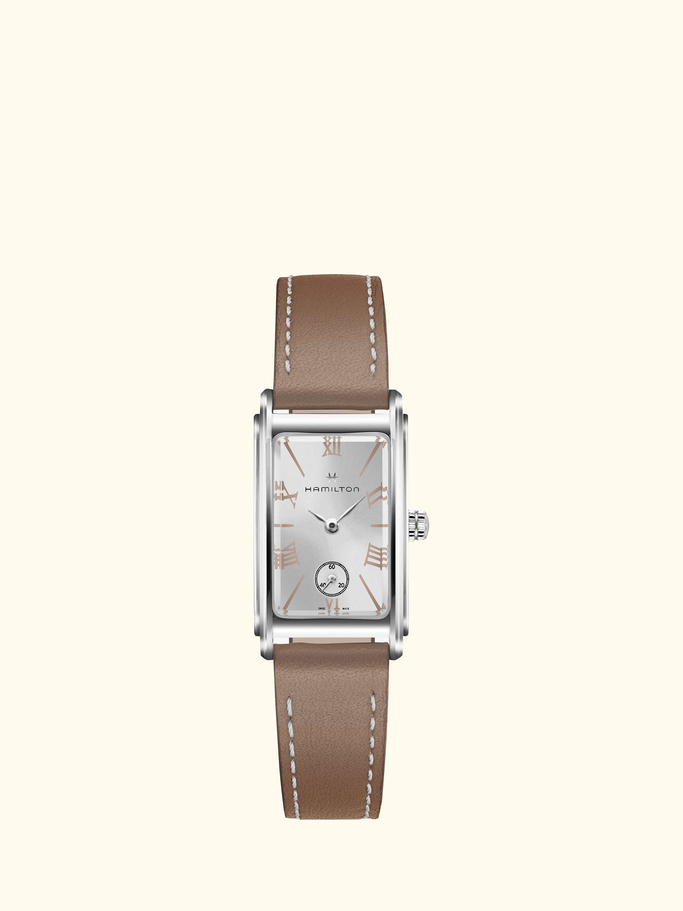H11221514 Women's Ardmore Roman Numerals Strap Watch, Brown/Silver