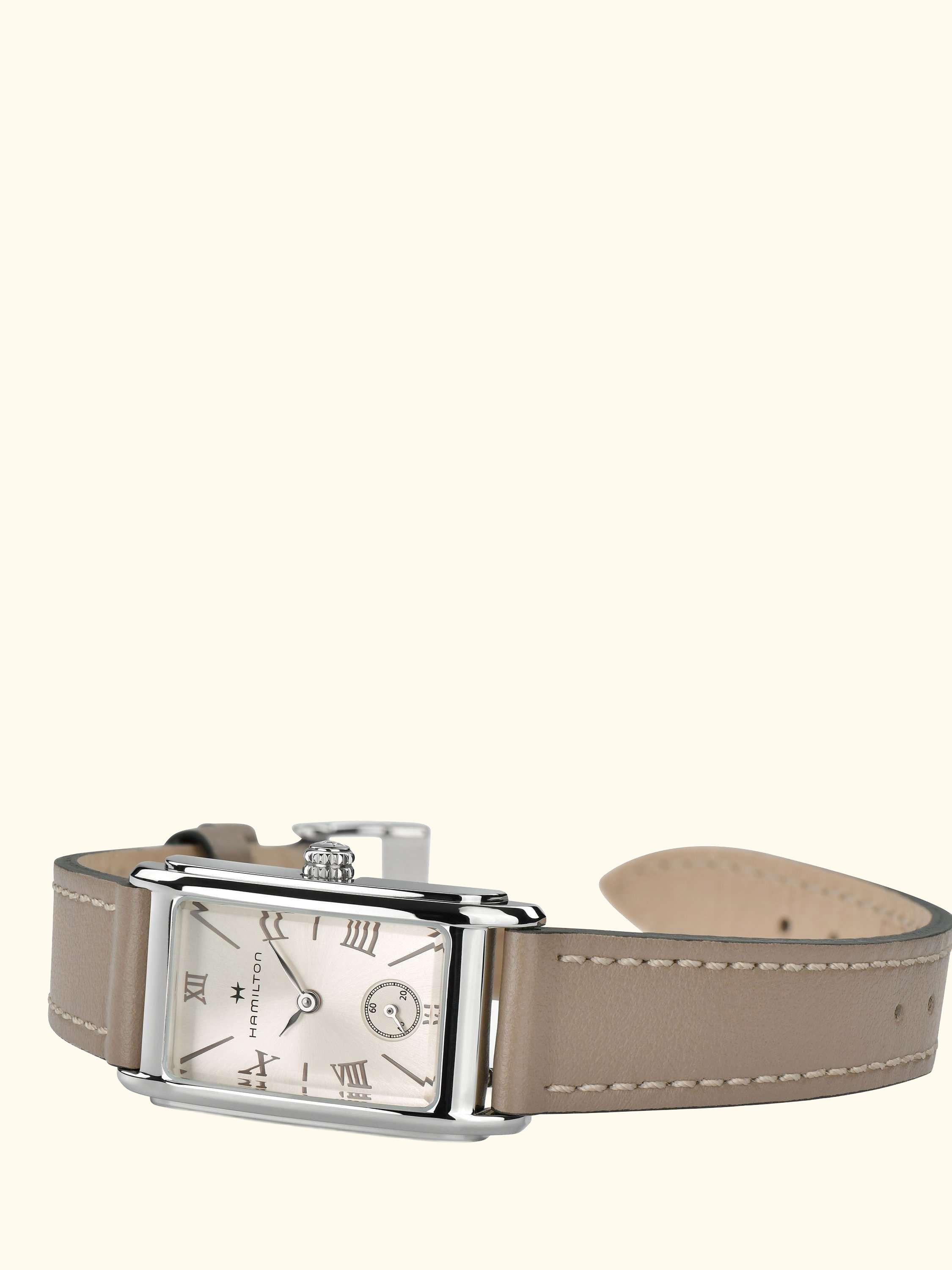 H11221514 Women's Ardmore Roman Numerals Strap Watch, Brown/Silver
