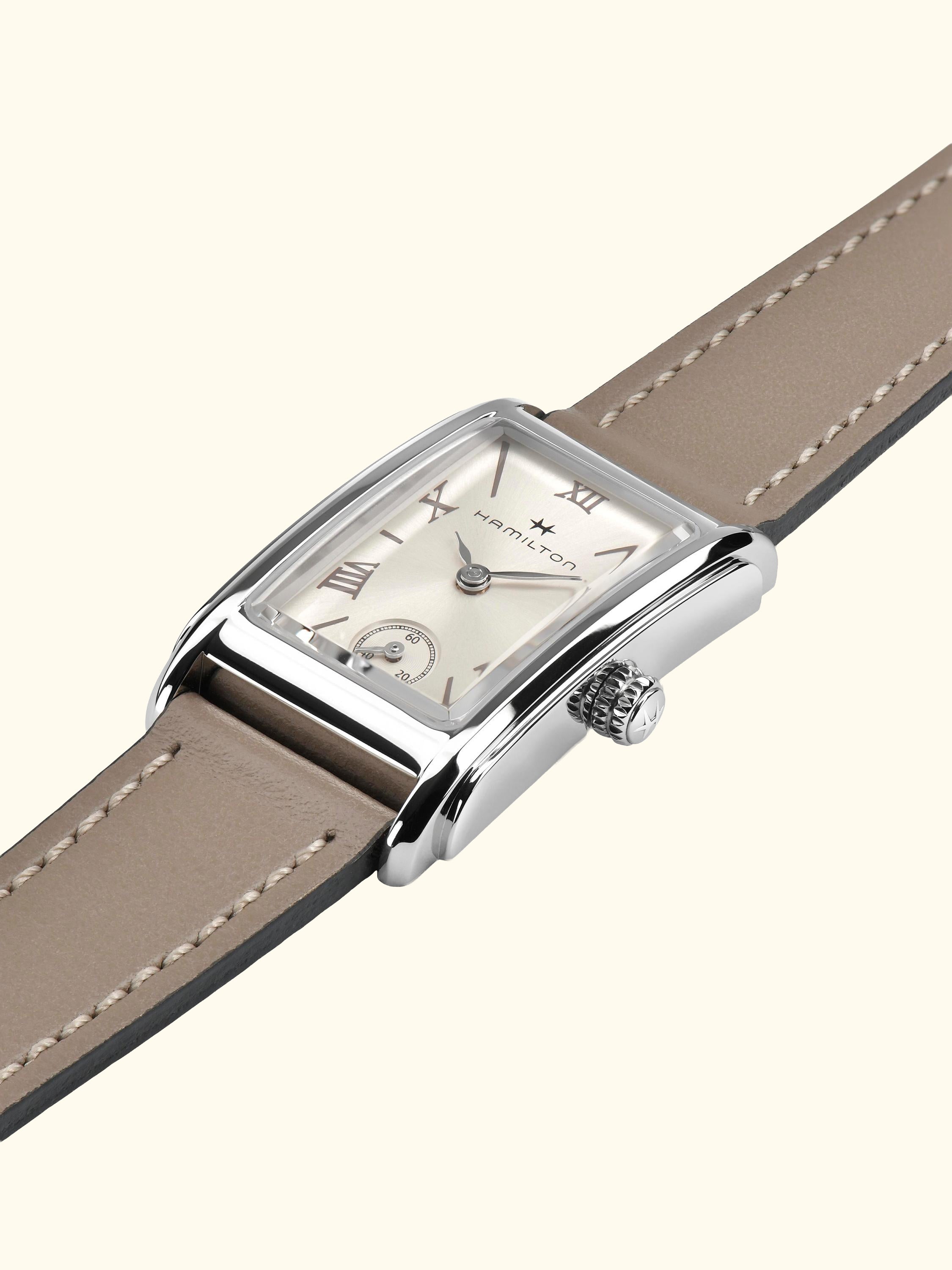 H11221514 Women's Ardmore Roman Numerals Strap Watch, Brown/Silver