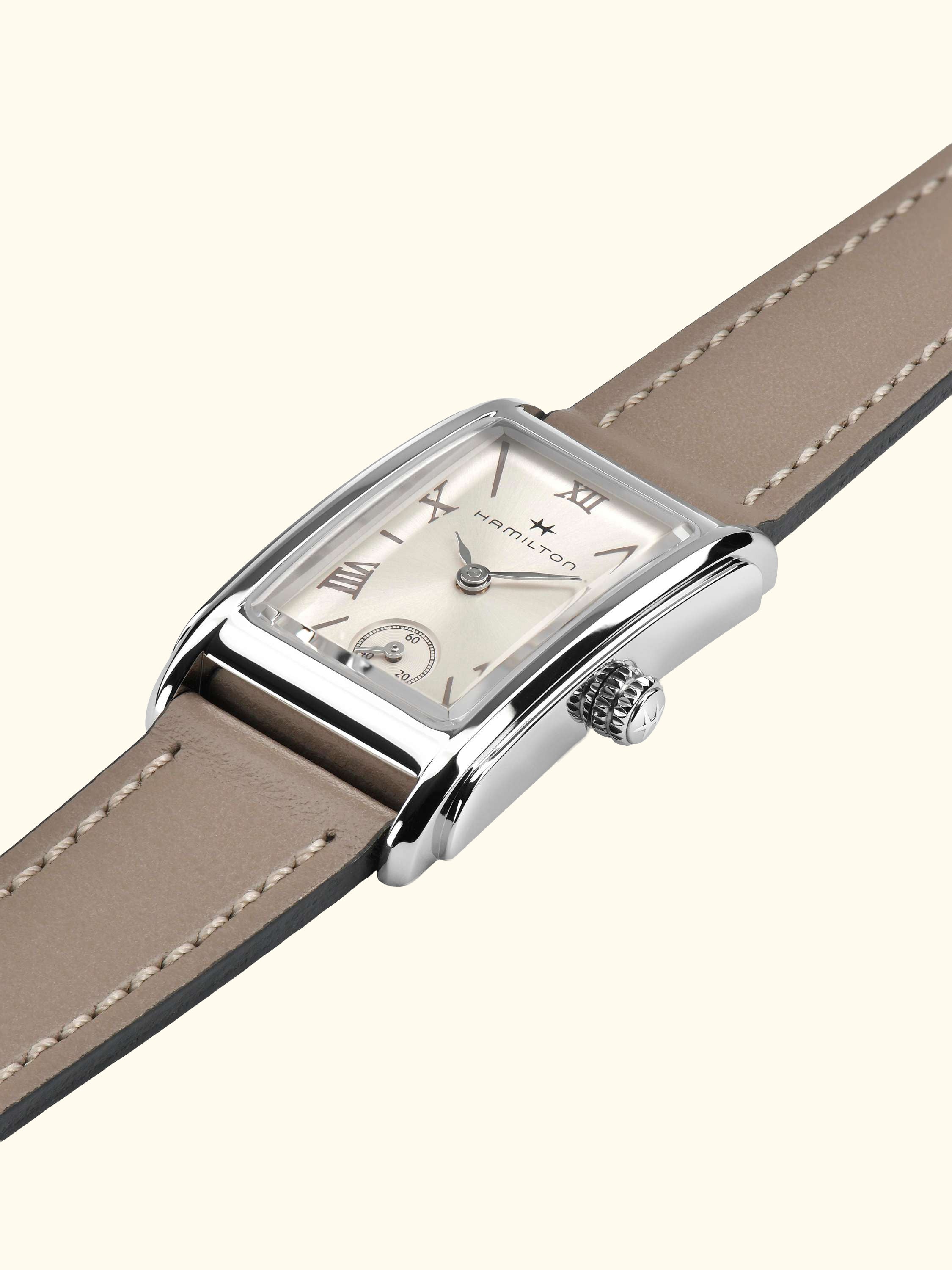 H11221514 Women's Ardmore Roman Numerals Strap Watch, Brown/Silver