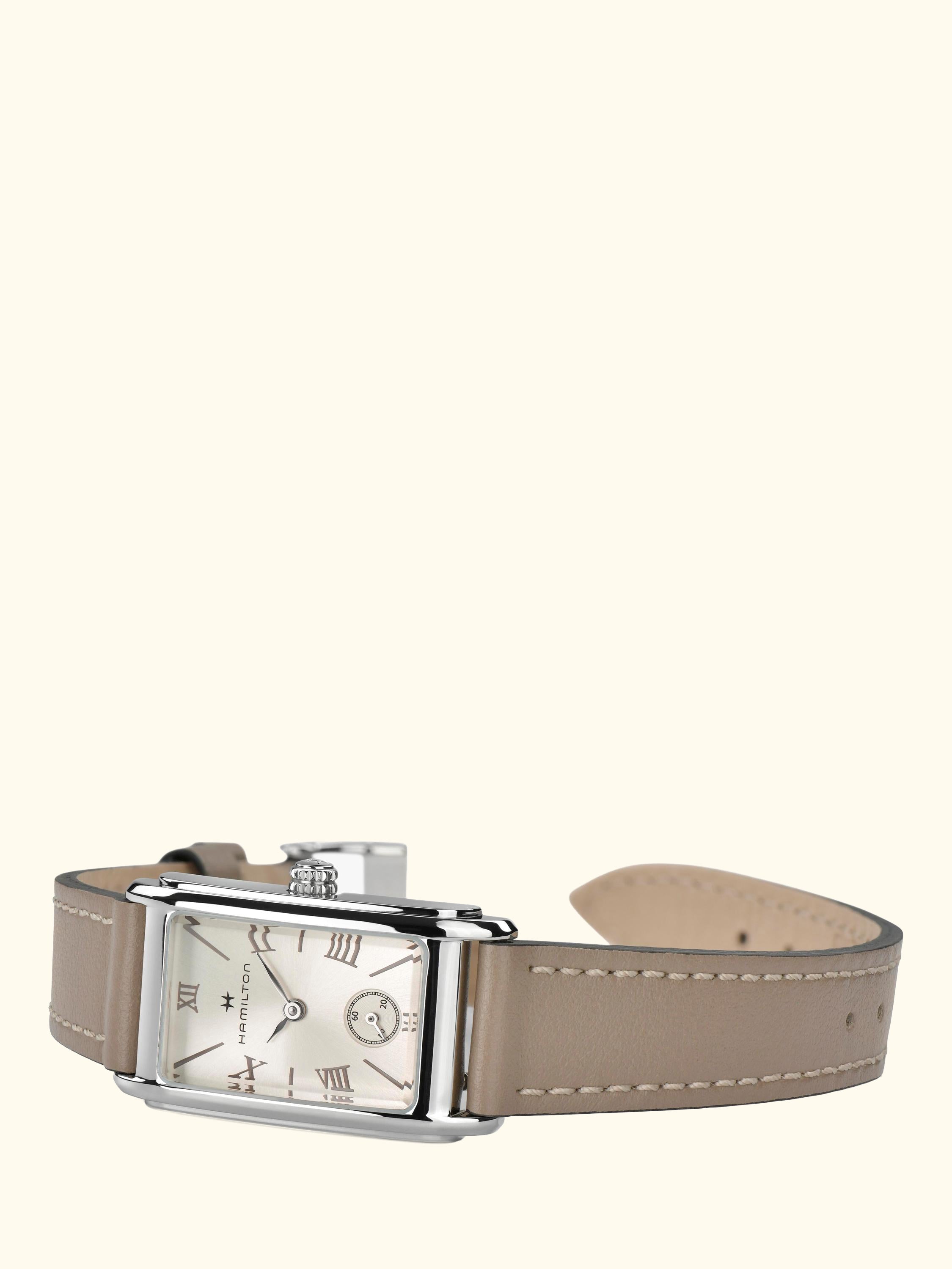 H11221514 Women's Ardmore Roman Numerals Strap Watch, Brown/Silver