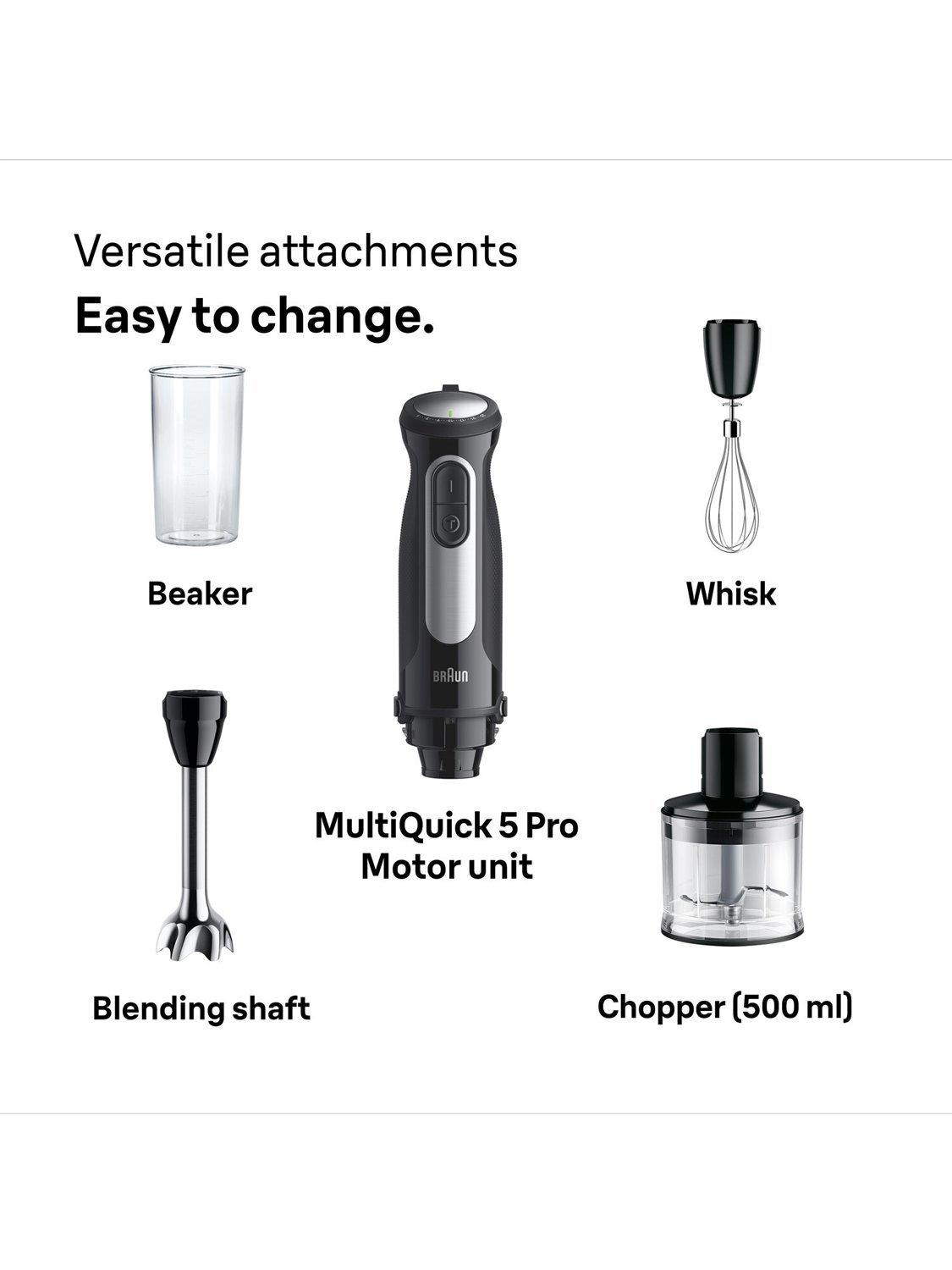MultiQuick 5 Pro MQ55236M Hand Blender, Black