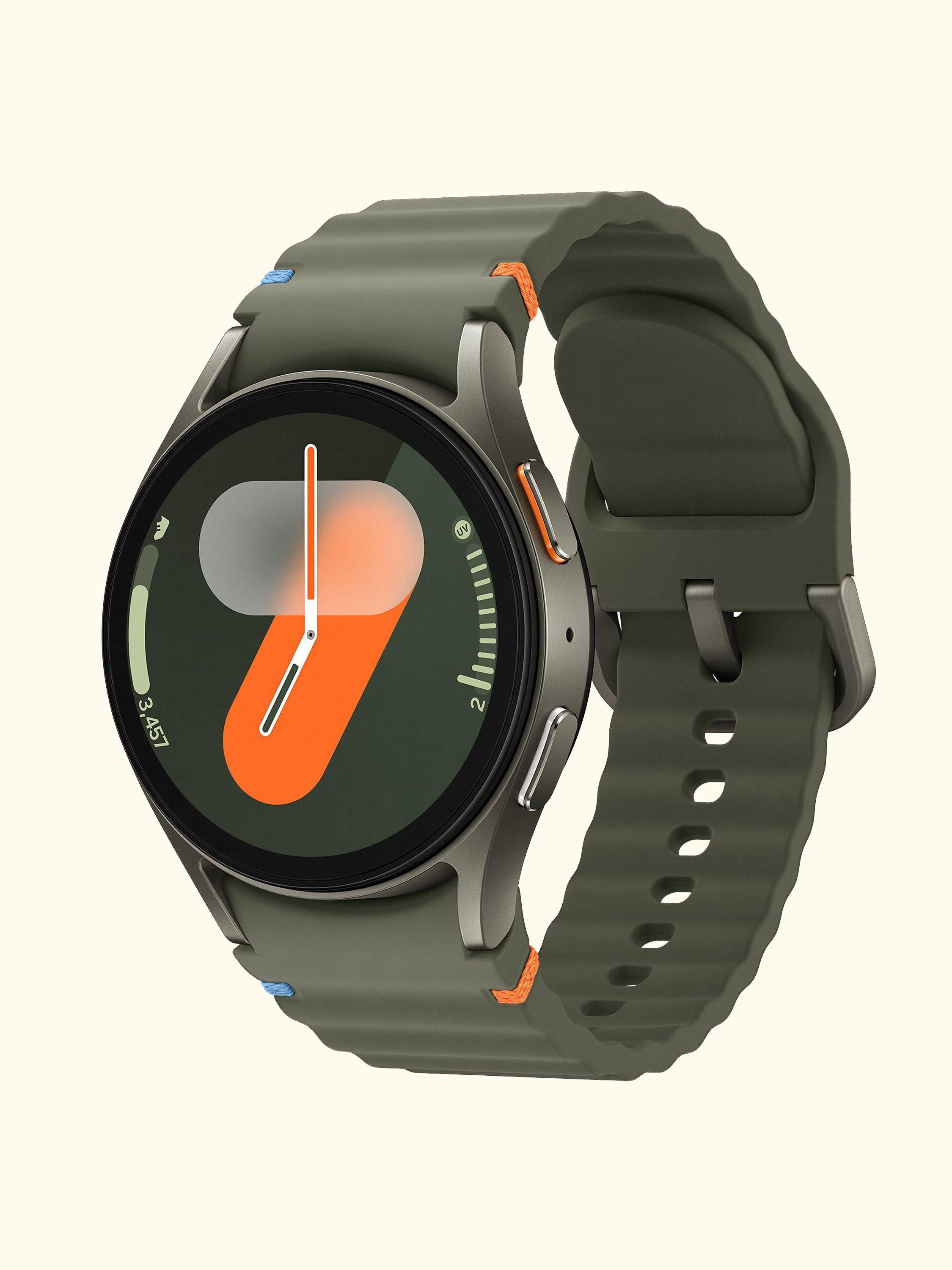 Galaxy Watch7, Bluetooth, 40mm, Galaxy AI, Aluminium with Silicone Strap