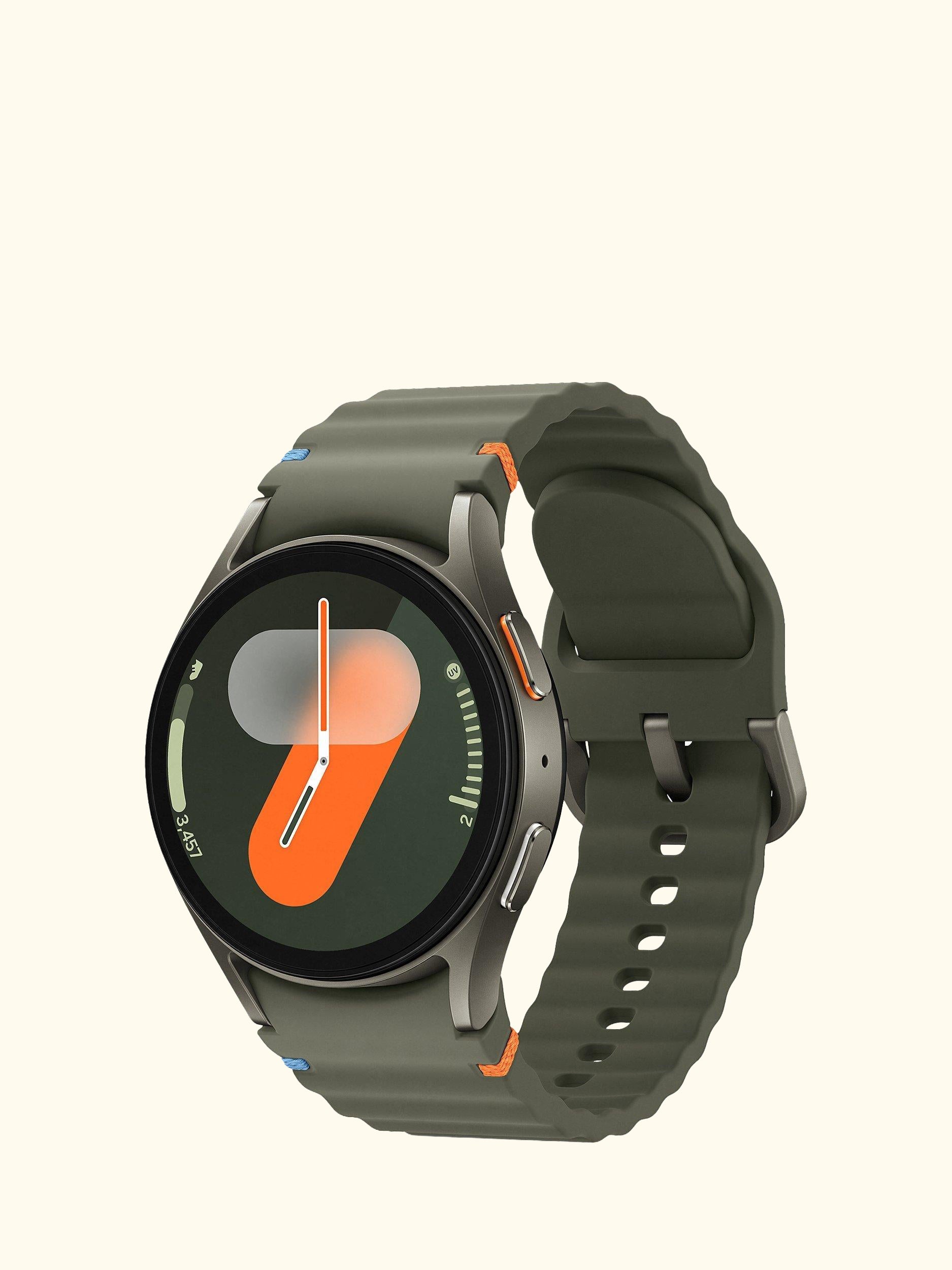 Galaxy Watch7, Bluetooth, 40mm, Galaxy AI, Aluminium with Silicone Strap