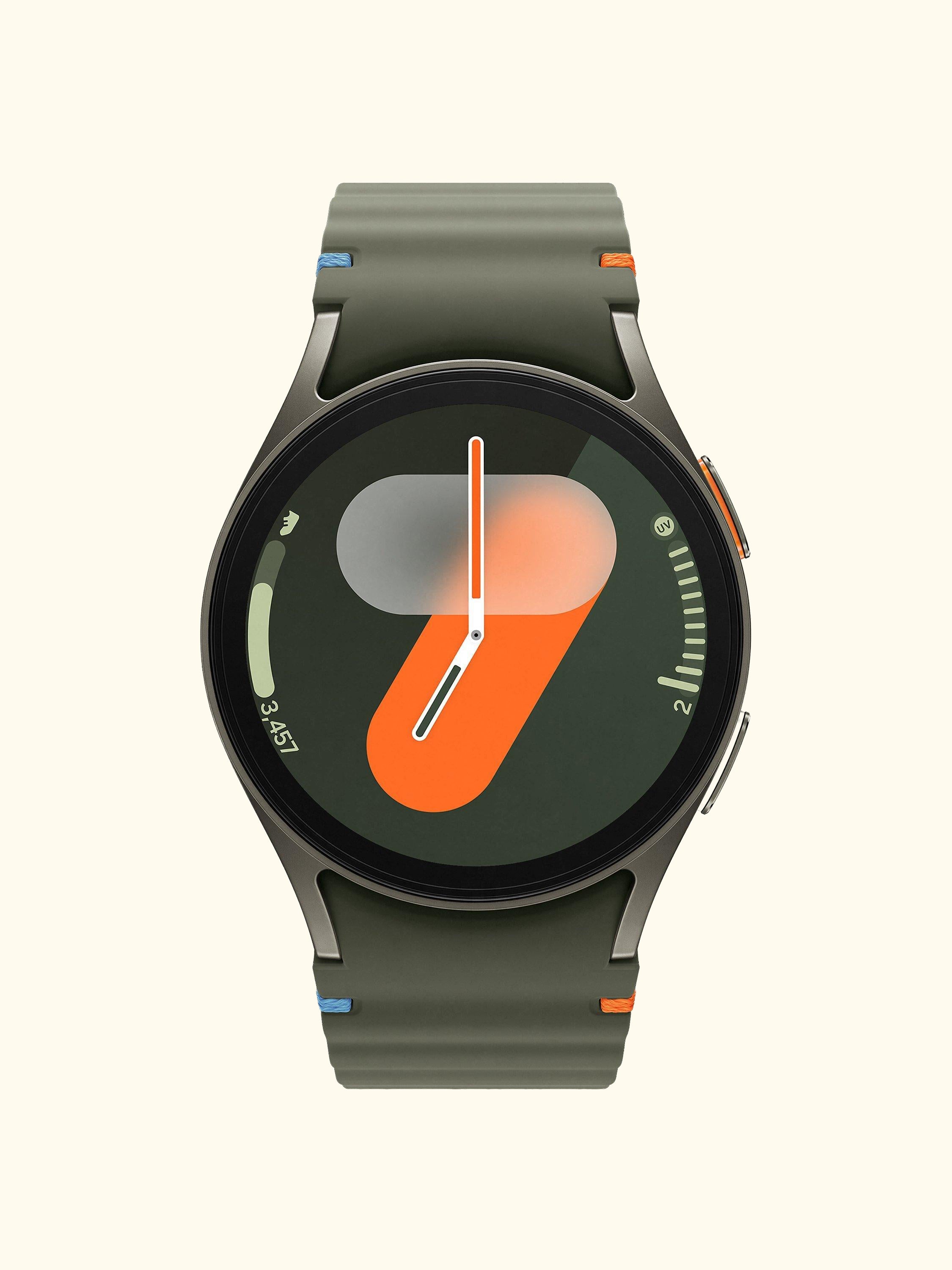 Galaxy Watch7, Bluetooth, 40mm, Galaxy AI, Aluminium with Silicone Strap