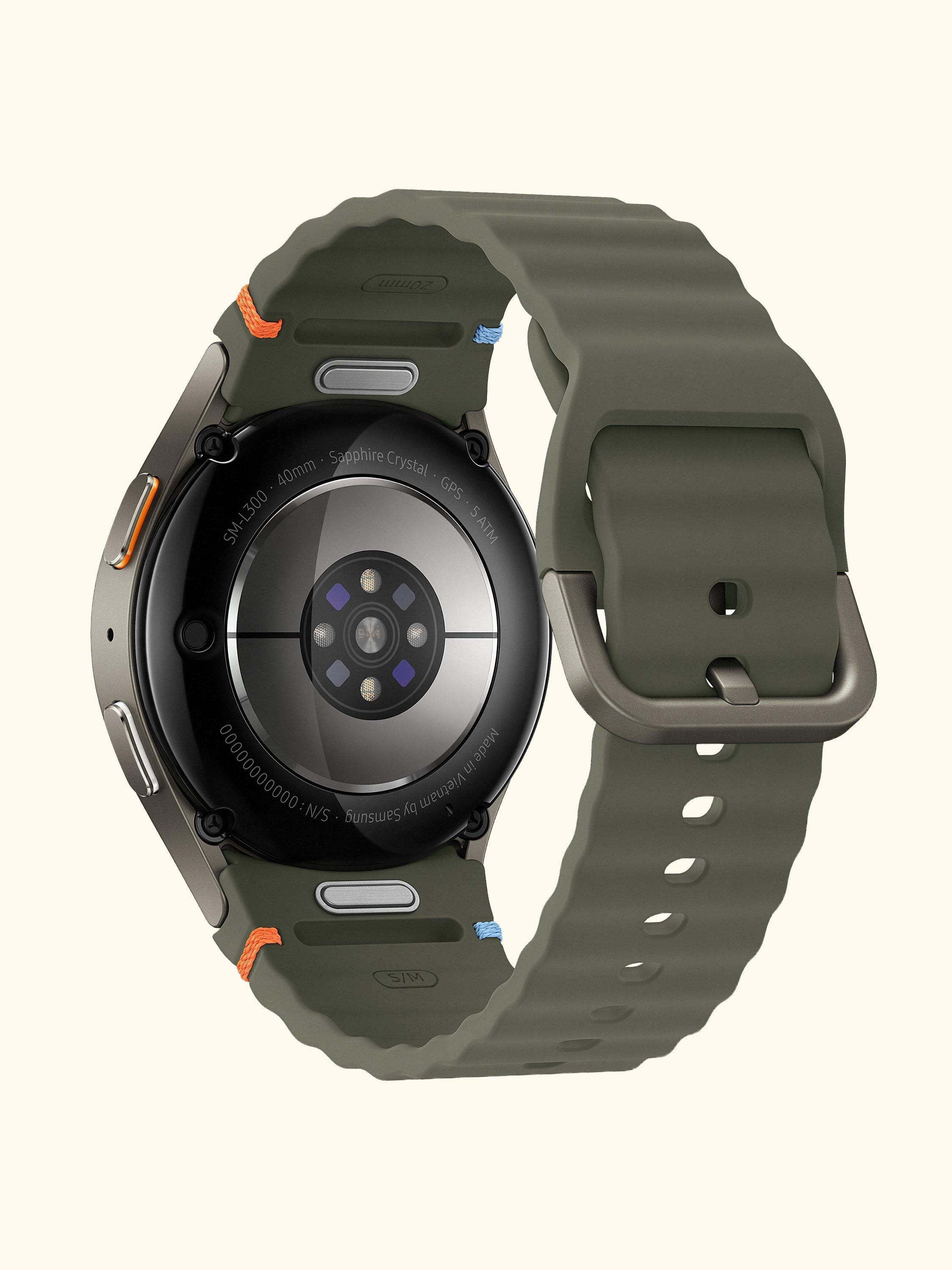 Galaxy Watch7, Bluetooth, 40mm, Galaxy AI, Aluminium with Silicone Strap