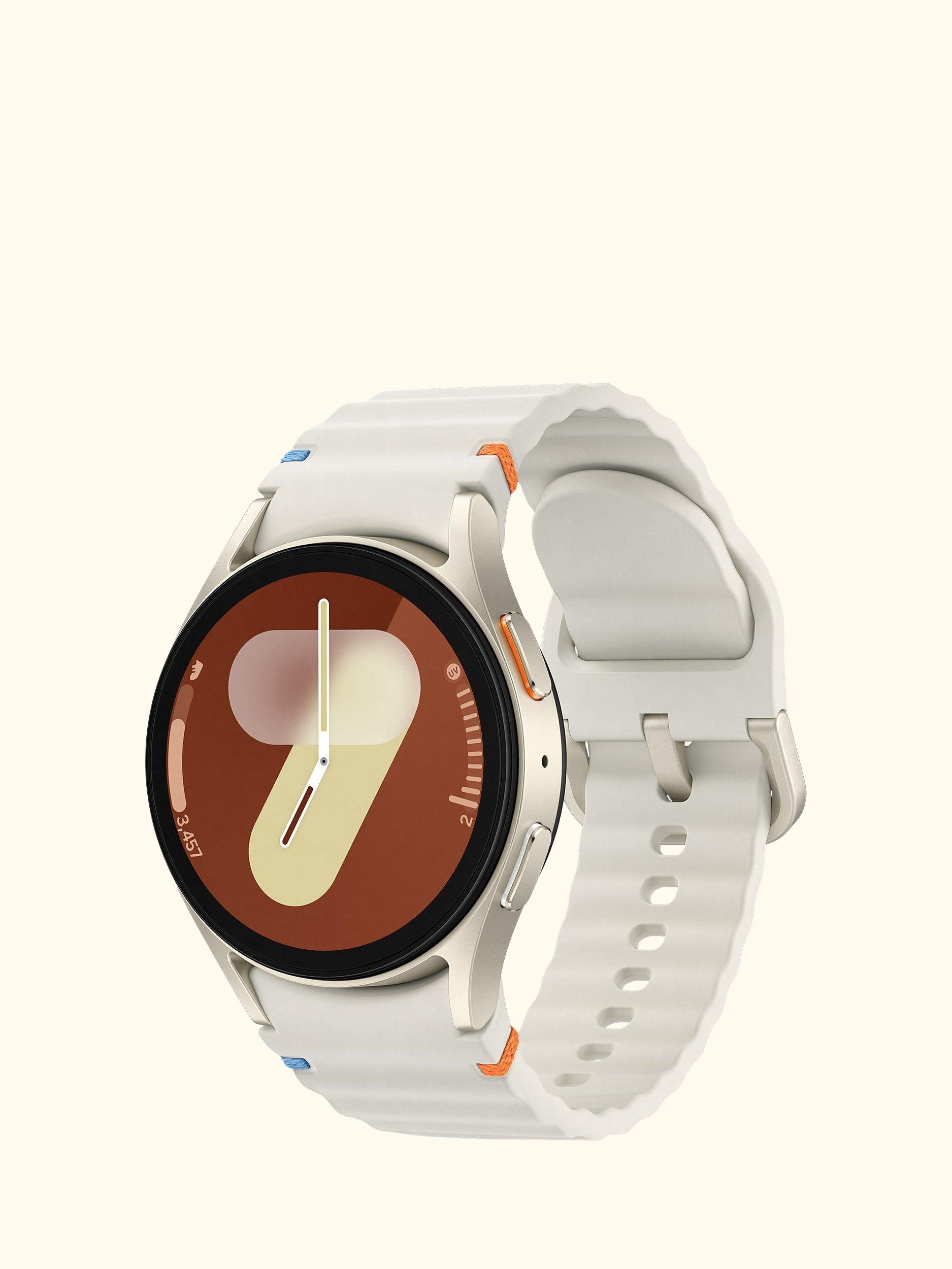 Galaxy Watch7, Bluetooth, 40mm, Galaxy AI, Aluminium with Silicone Strap