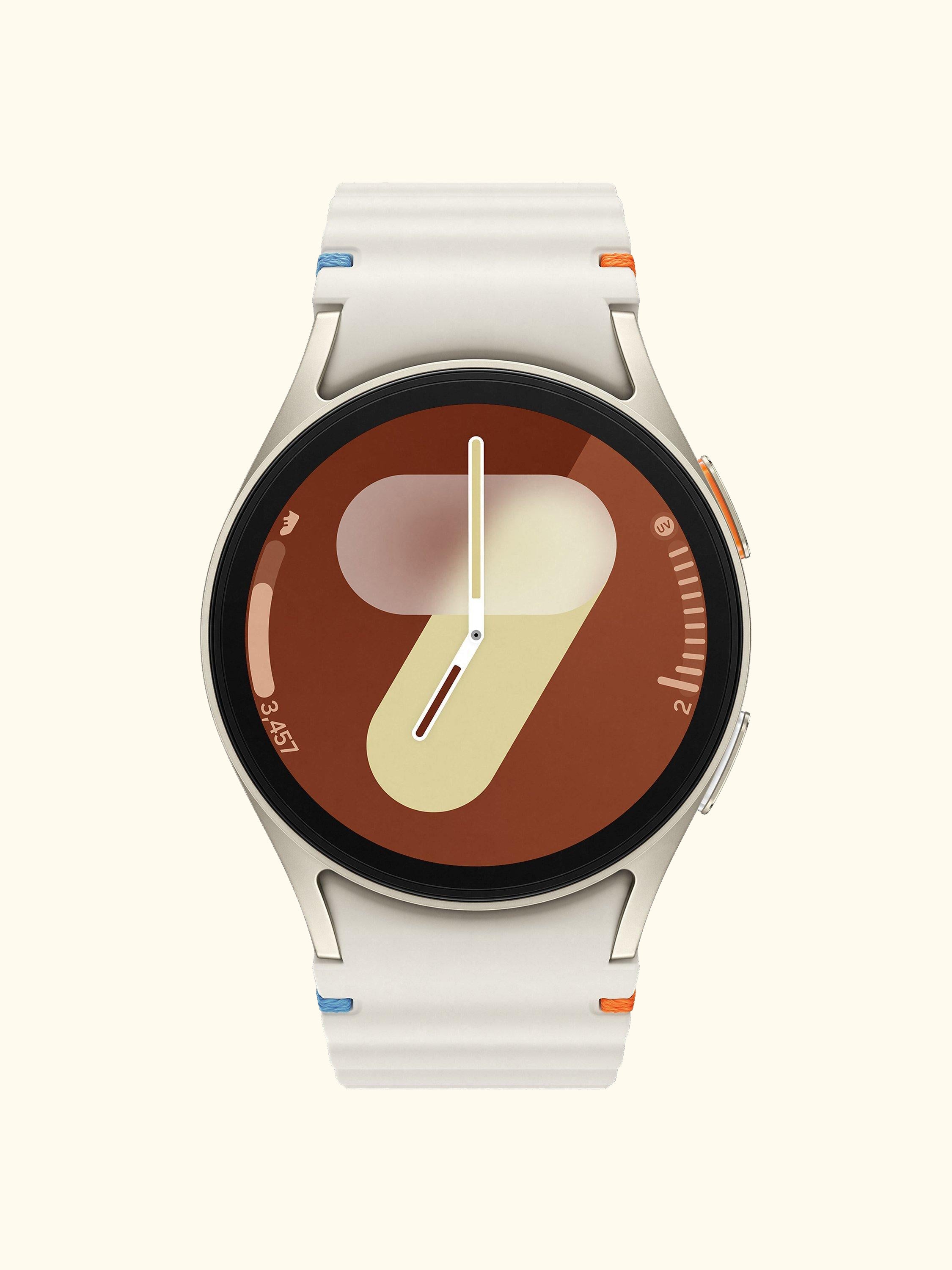 Galaxy Watch7, Bluetooth, 40mm, Galaxy AI, Aluminium with Silicone Strap