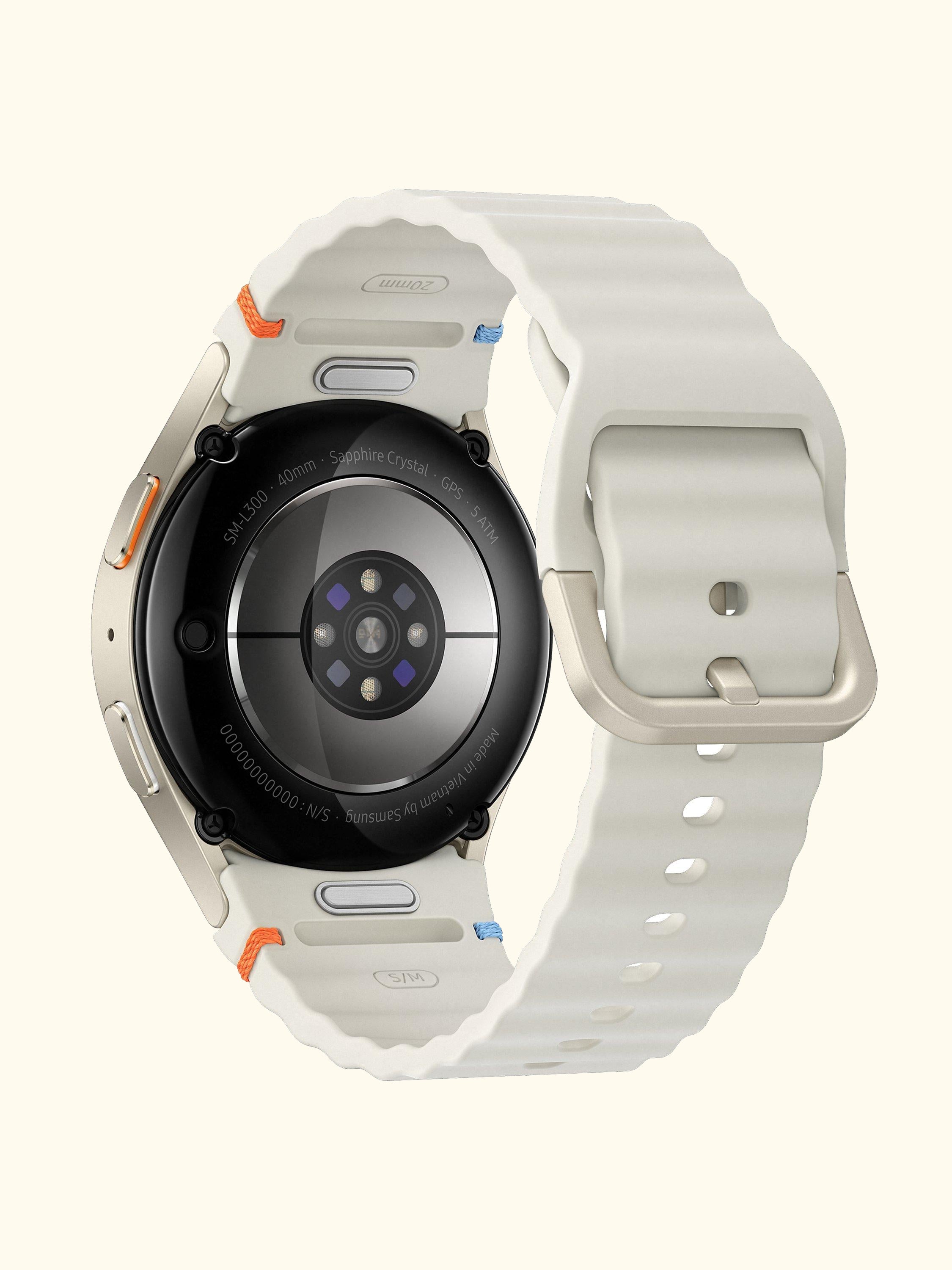 Galaxy Watch7, Bluetooth, 40mm, Galaxy AI, Aluminium with Silicone Strap