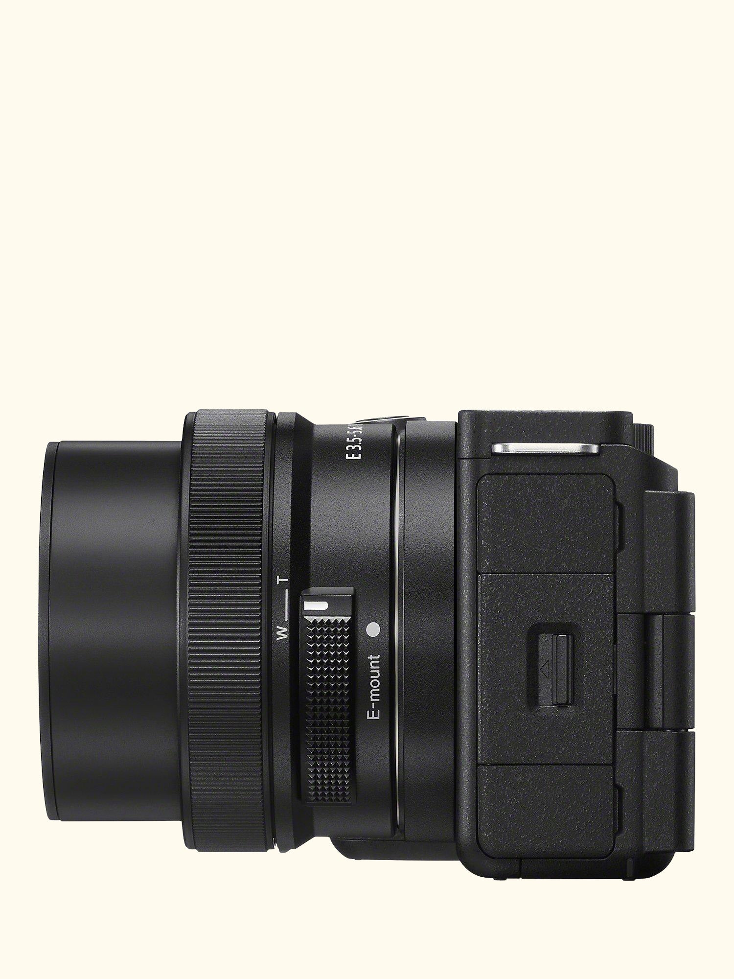 Alpha ZV-E10 II Compact System Vlogging Camera with 16-50mm Power Zoom Lens, 4K Ultra HD, 26MP, Wi-Fi, Bluetooth, 3” Vari-Angle Touch Screen, Black