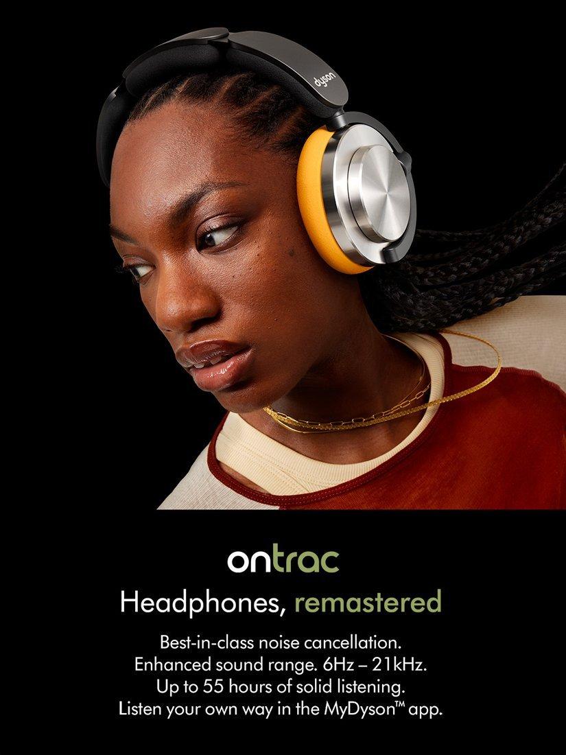 OnTrac Noise Cancelling Wireless Over Ear Headphones, Aluminium