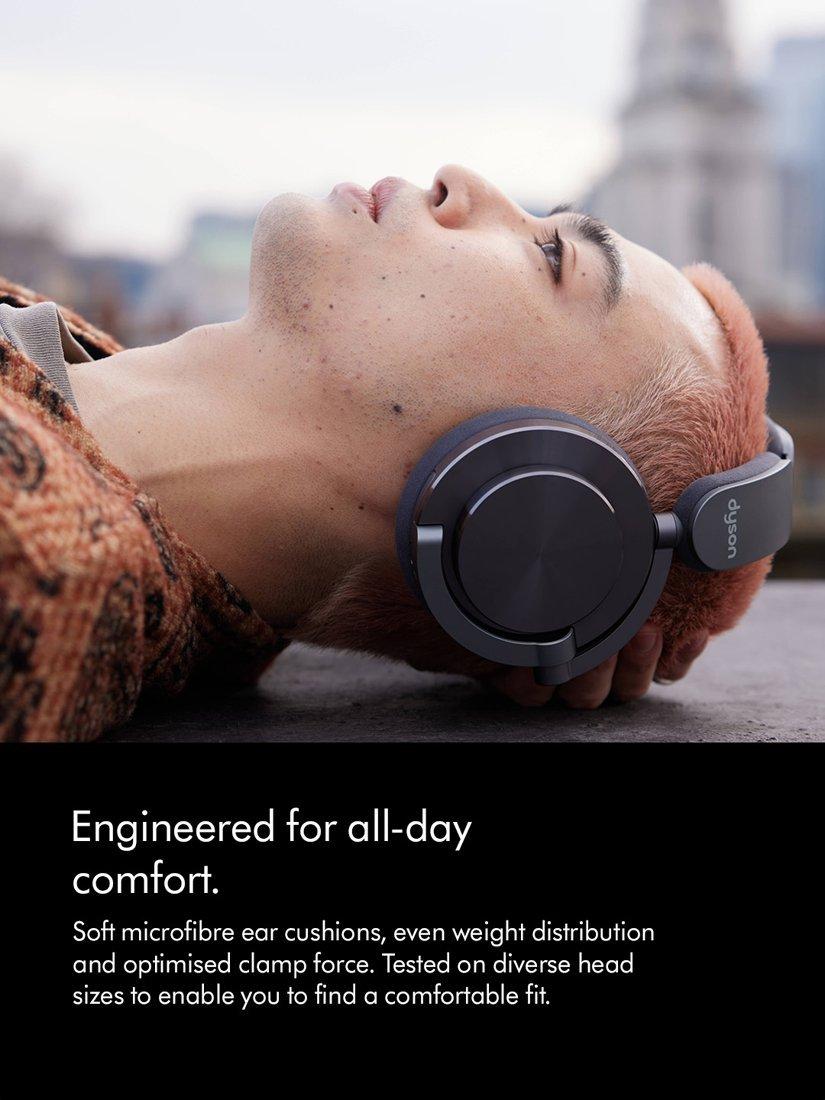 OnTrac Noise Cancelling Wireless Over Ear Headphones, Aluminium