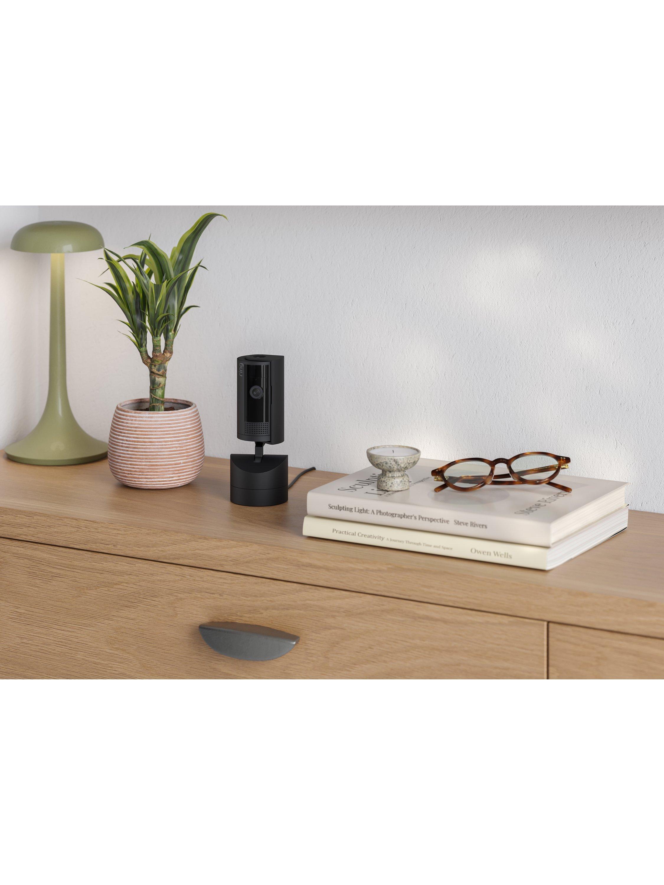 Pan-Tilt Indoor Cam Smart Security Camera with Built in Wi-Fi, Black