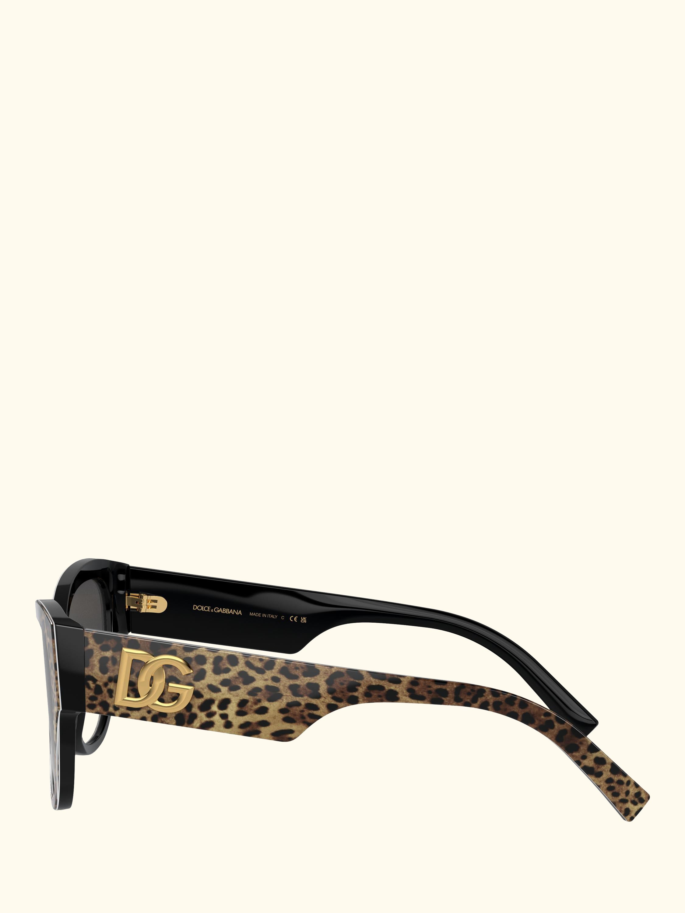 DG4449 Women's Butterfly Sunglasses, Brown
