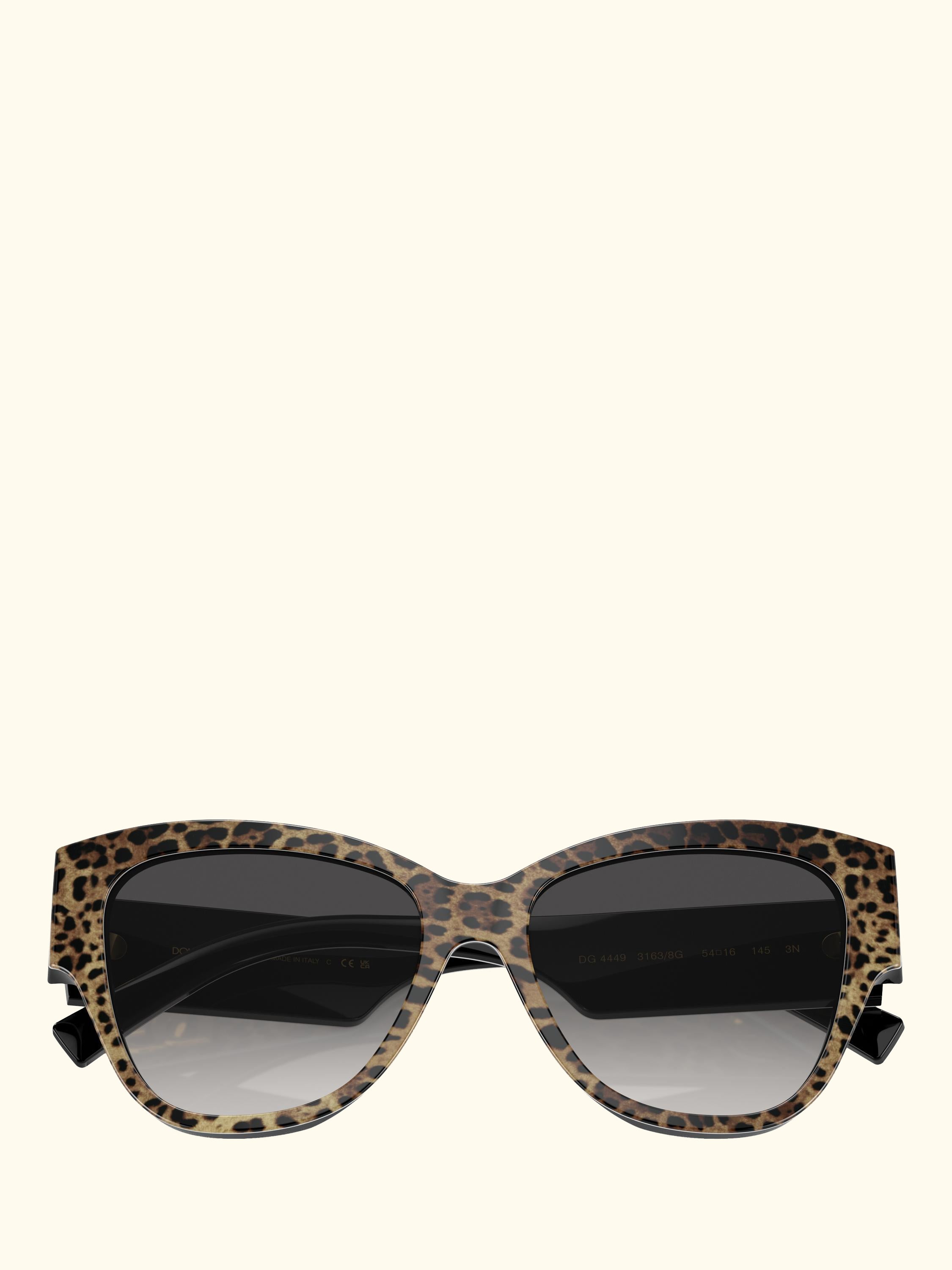 DG4449 Women's Butterfly Sunglasses, Brown