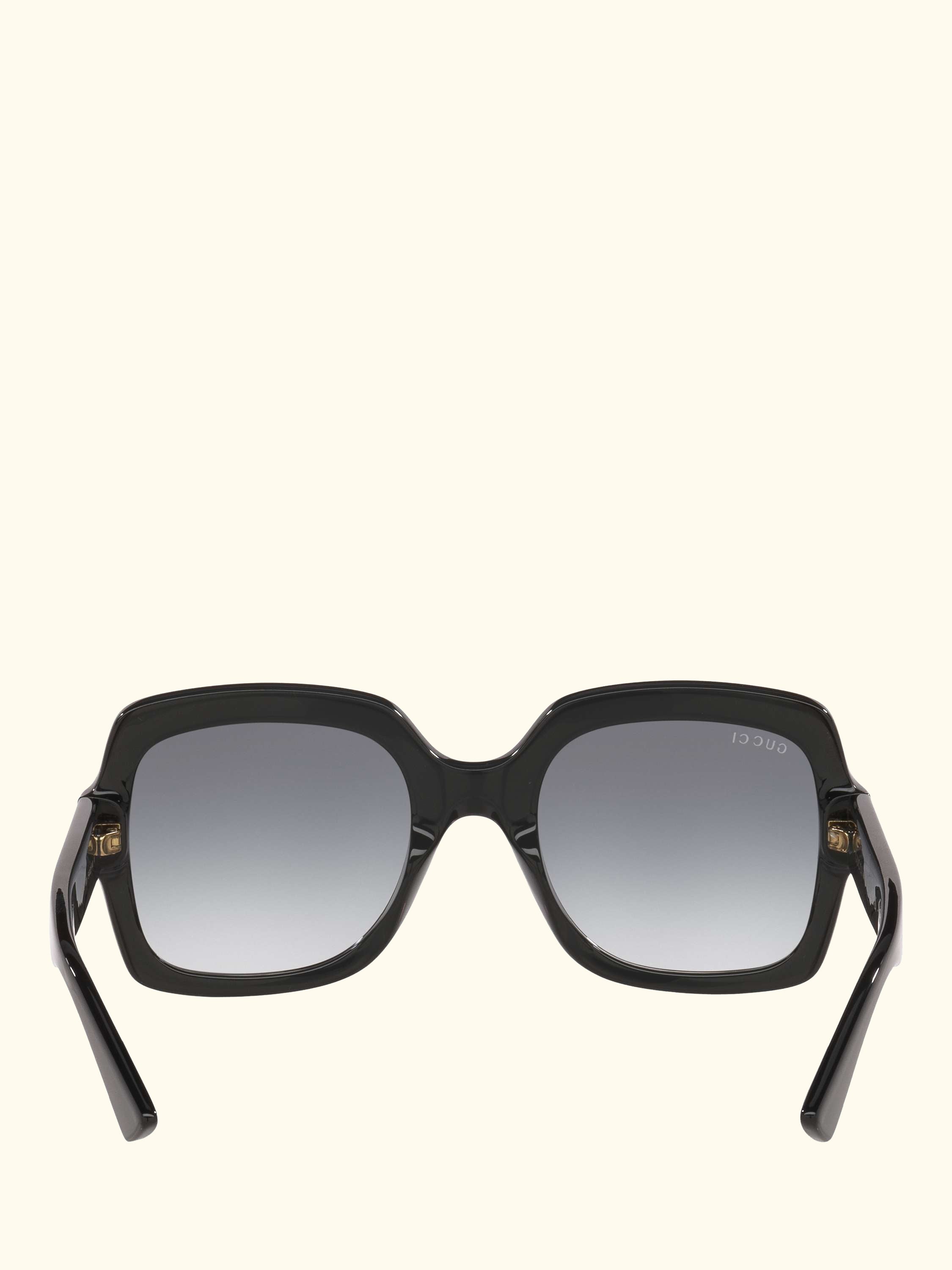GC002057 Women's Rectangular Sunglasses, Black/Grey