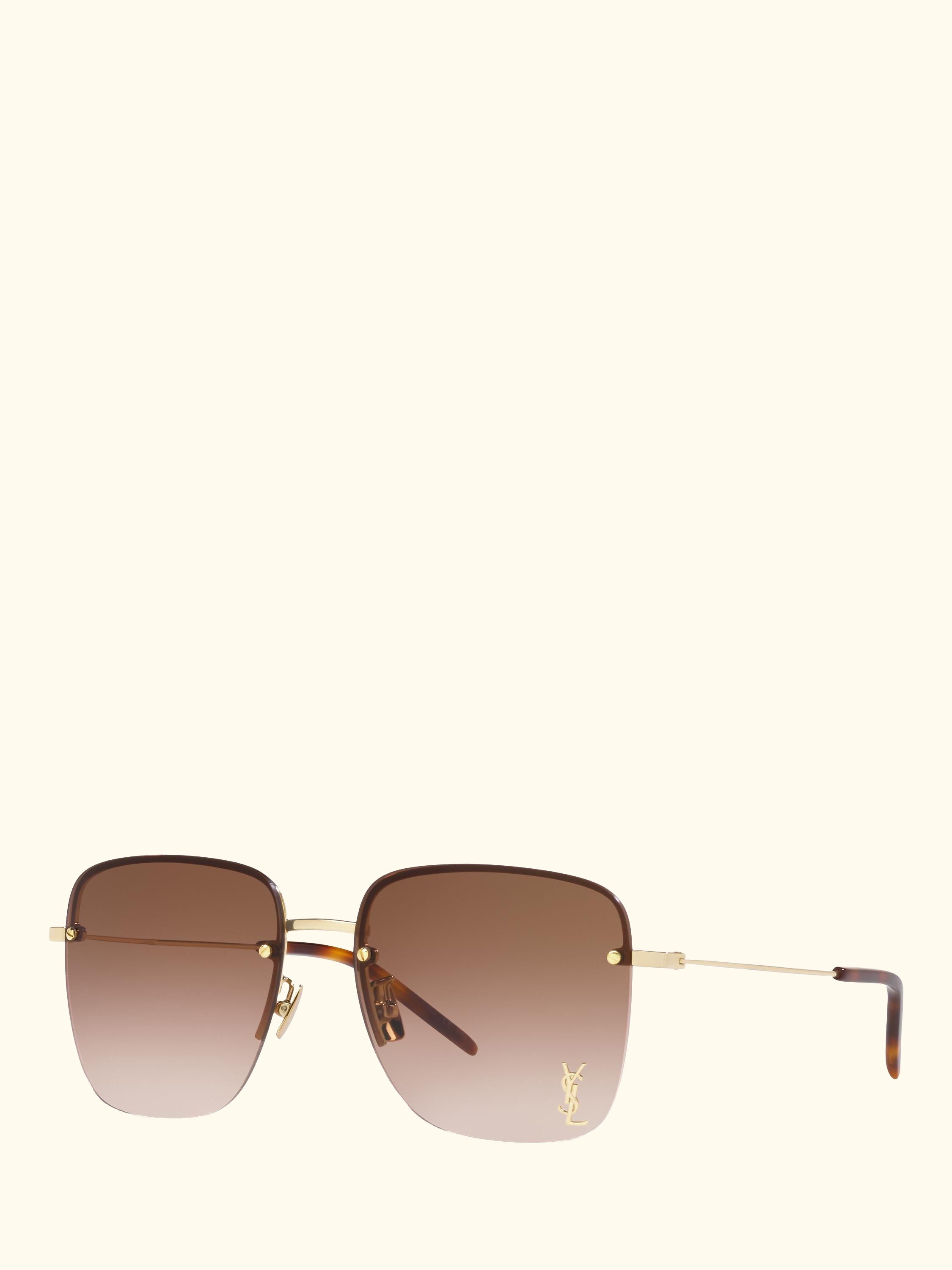 YS000348 Women's Square Sunglasses, Gold