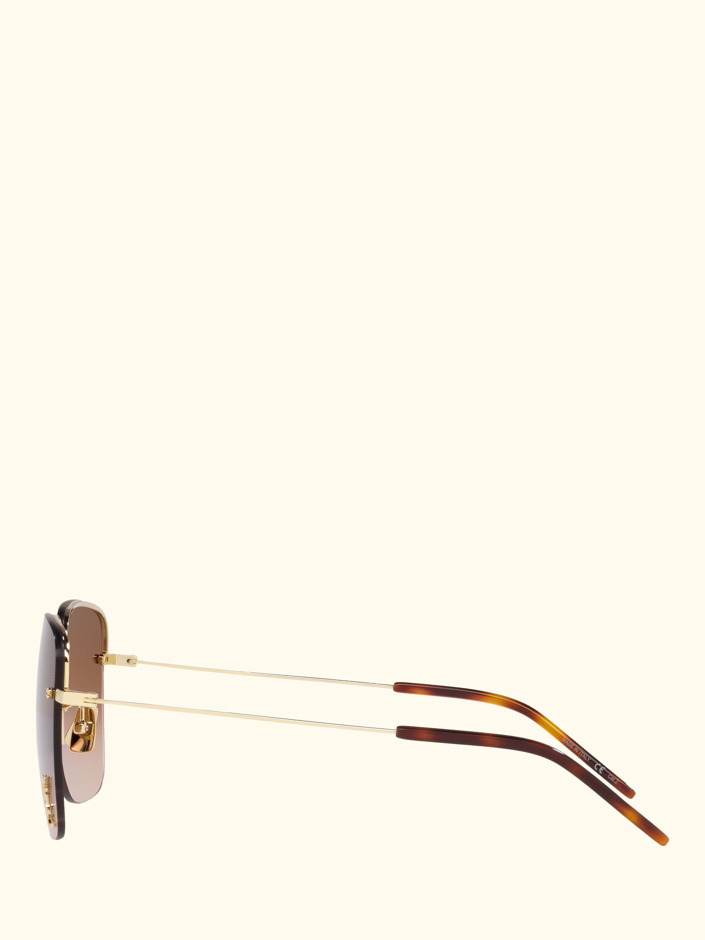YS000348 Women's Square Sunglasses, Gold