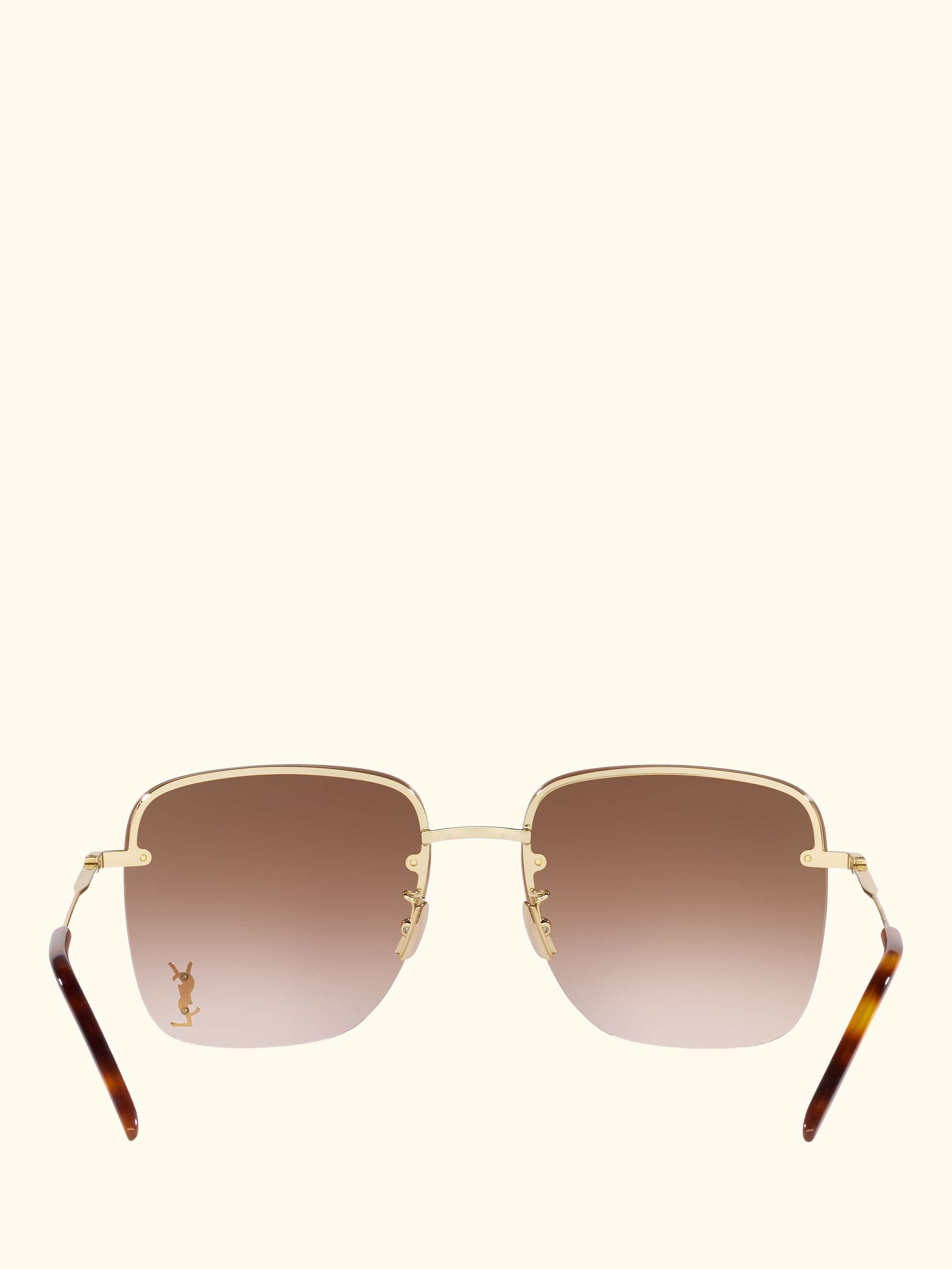 YS000348 Women's Square Sunglasses, Gold