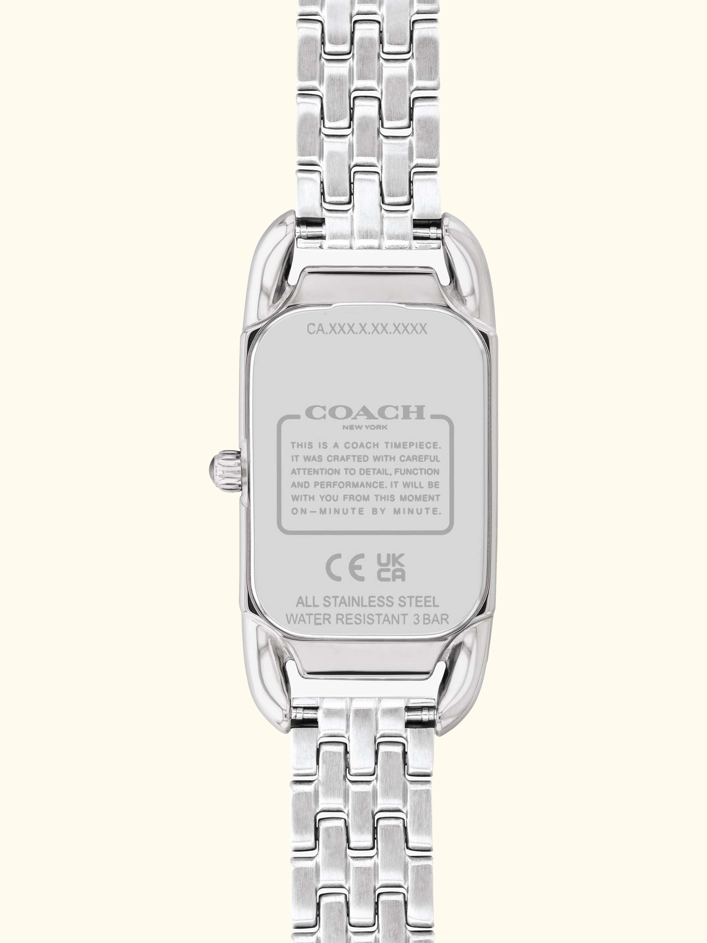 Women's Cadie Rectangular Bracelet Strap Watch, Silver