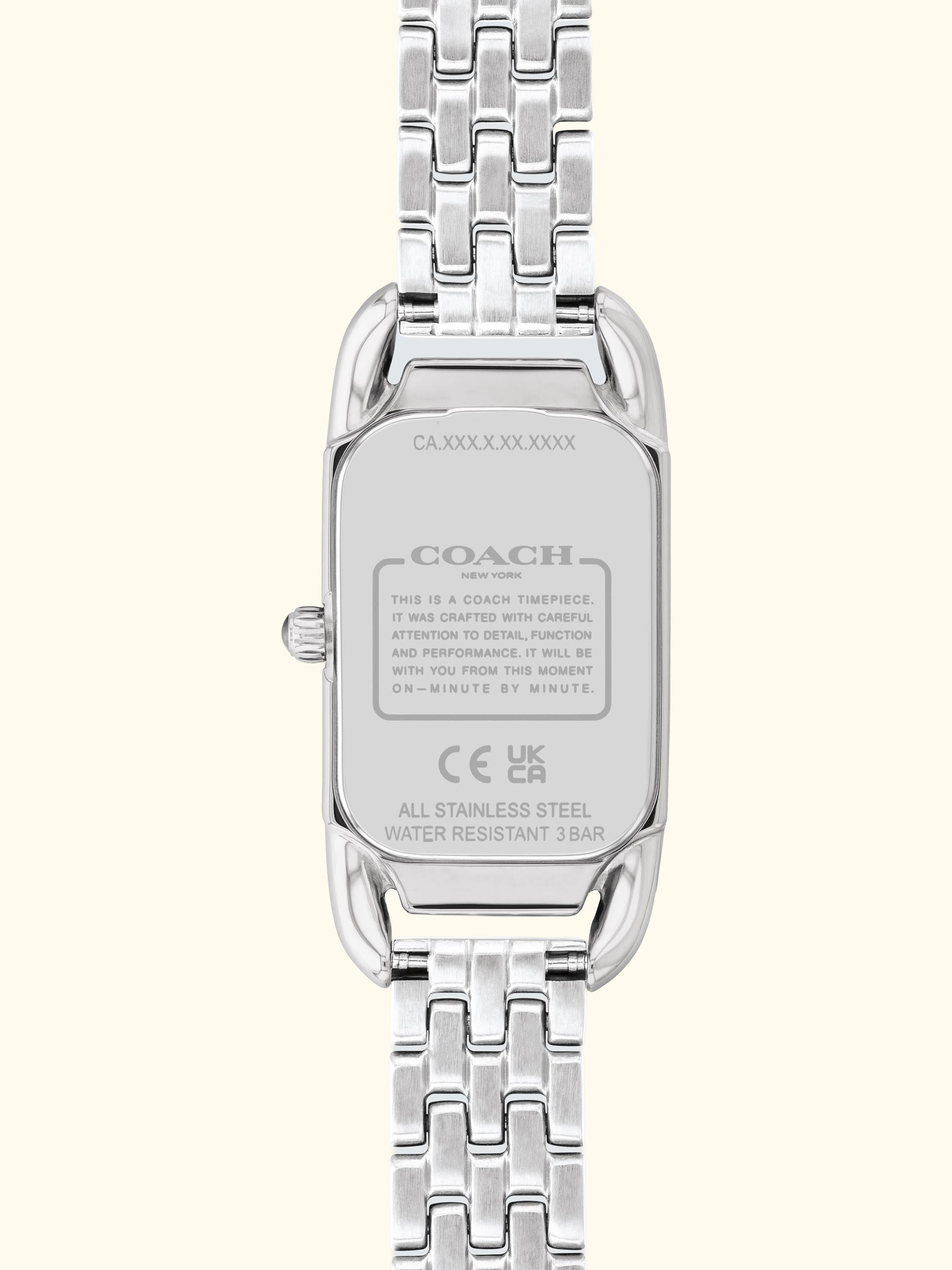 Women's Cadie Rectangular Bracelet Strap Watch, Silver