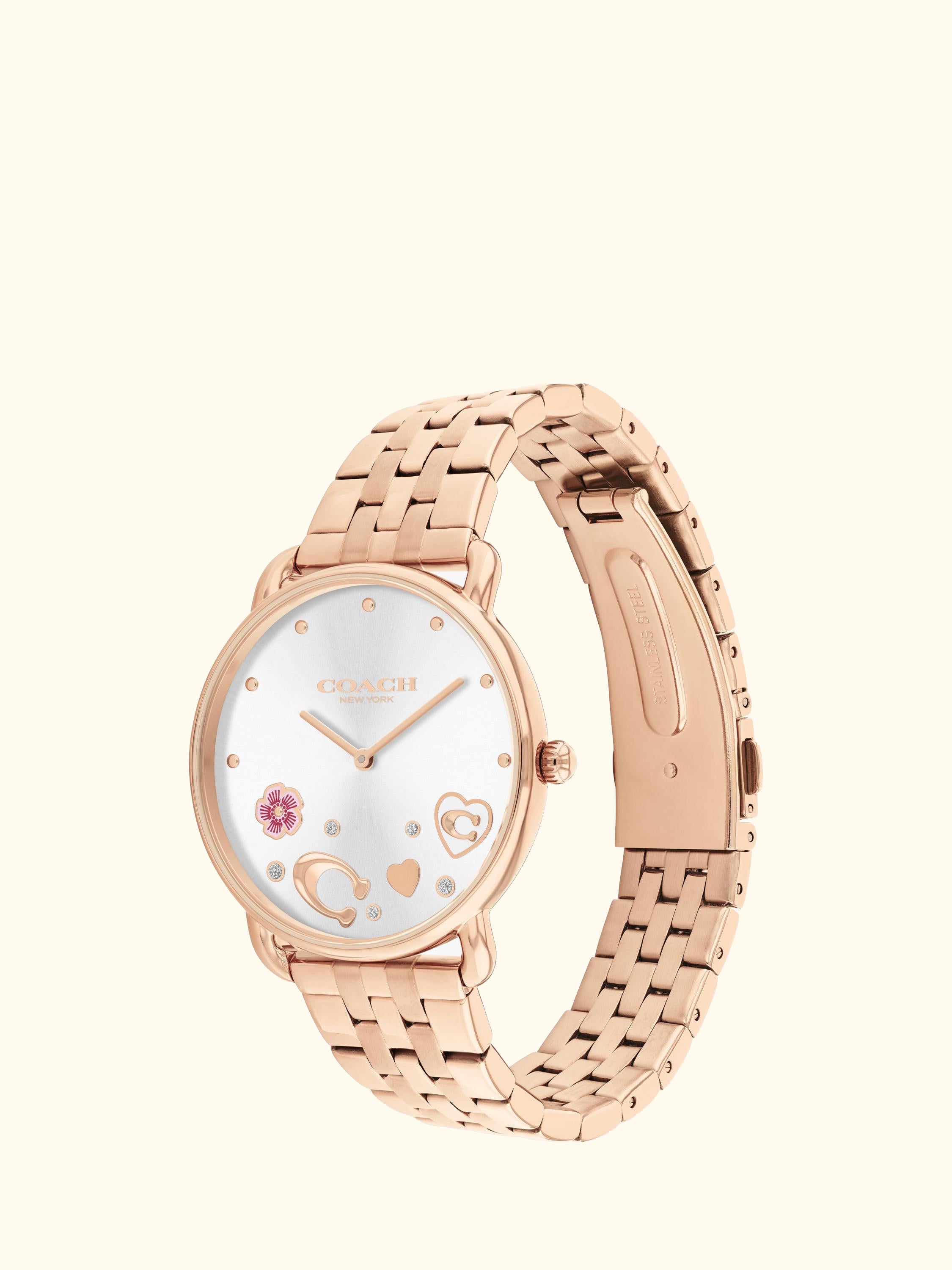 Women's Elliot Bracelet Strap Watch, Rose Gold