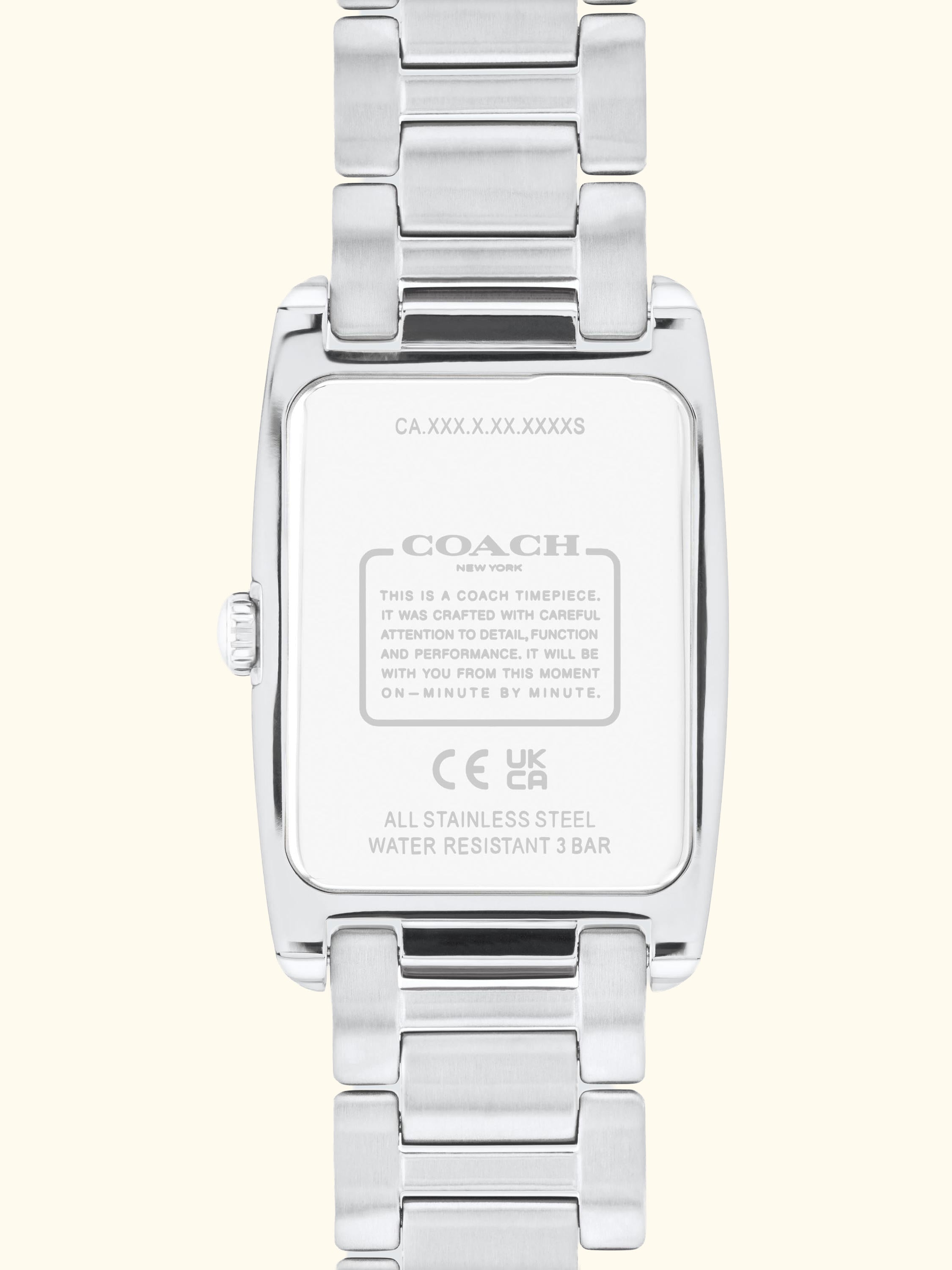 Women's Reese Rectangular Crystal Bracelet Strap Watch