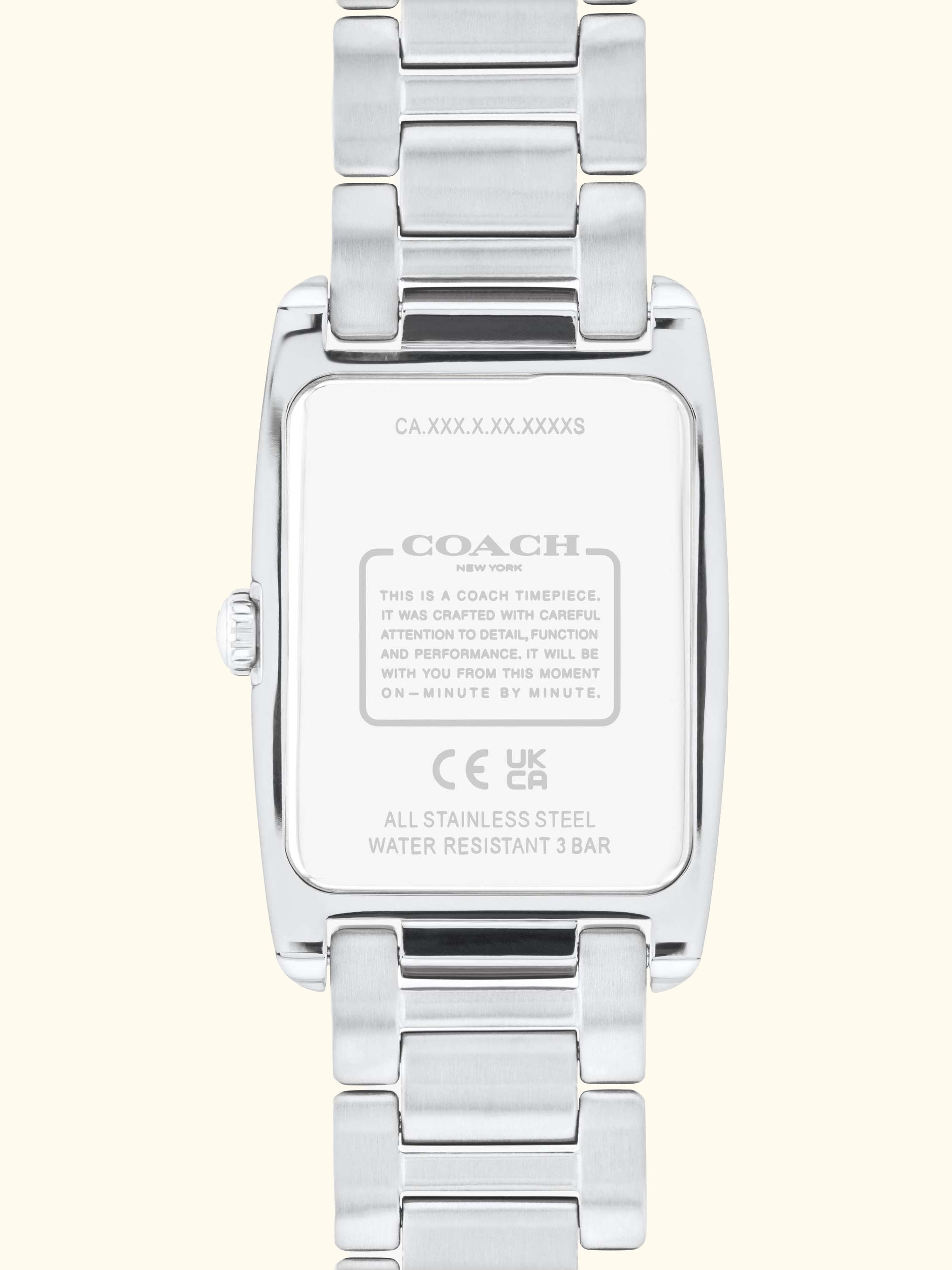 Women's Reese Rectangular Crystal Bracelet Strap Watch