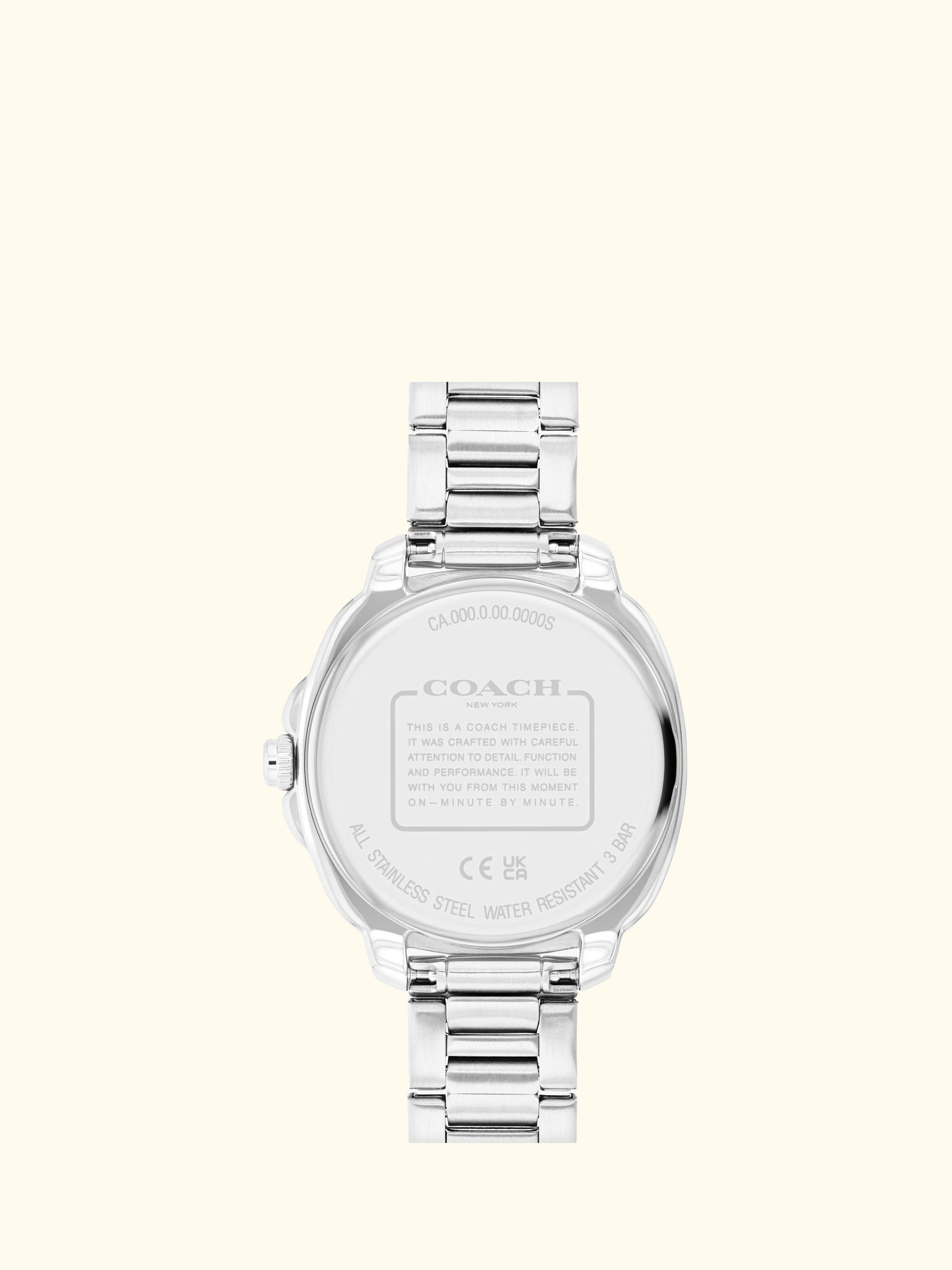 Women's Kitt Crystal Bracelet Strap Watch, Silver/Pink