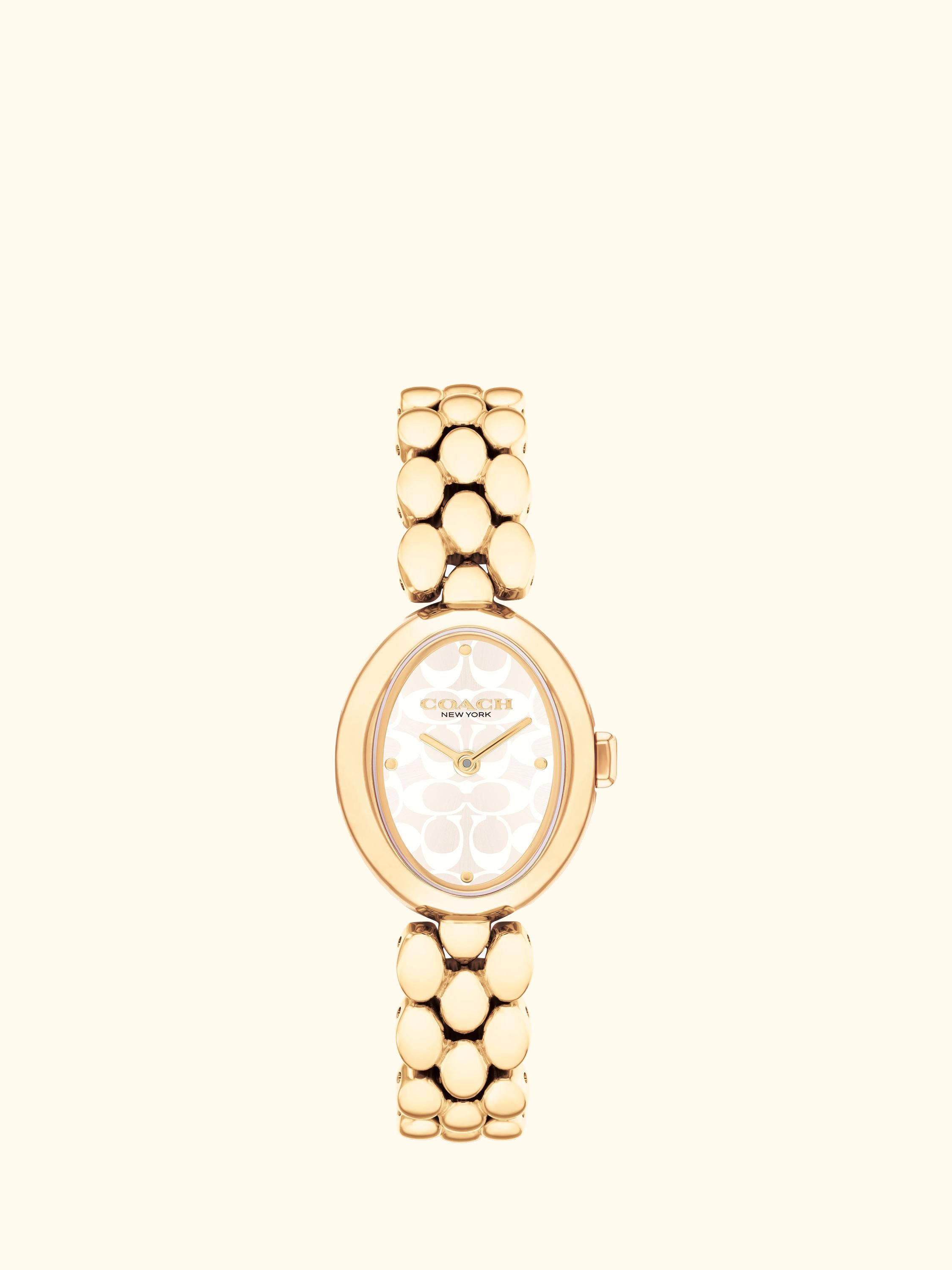 Women's Sammy Oval Bracelet Strap Watch, Gold
