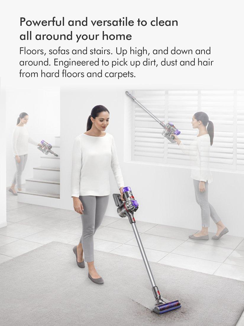 V8 Advanced Cordless Vacuum Cleaner, Silver/Nickel