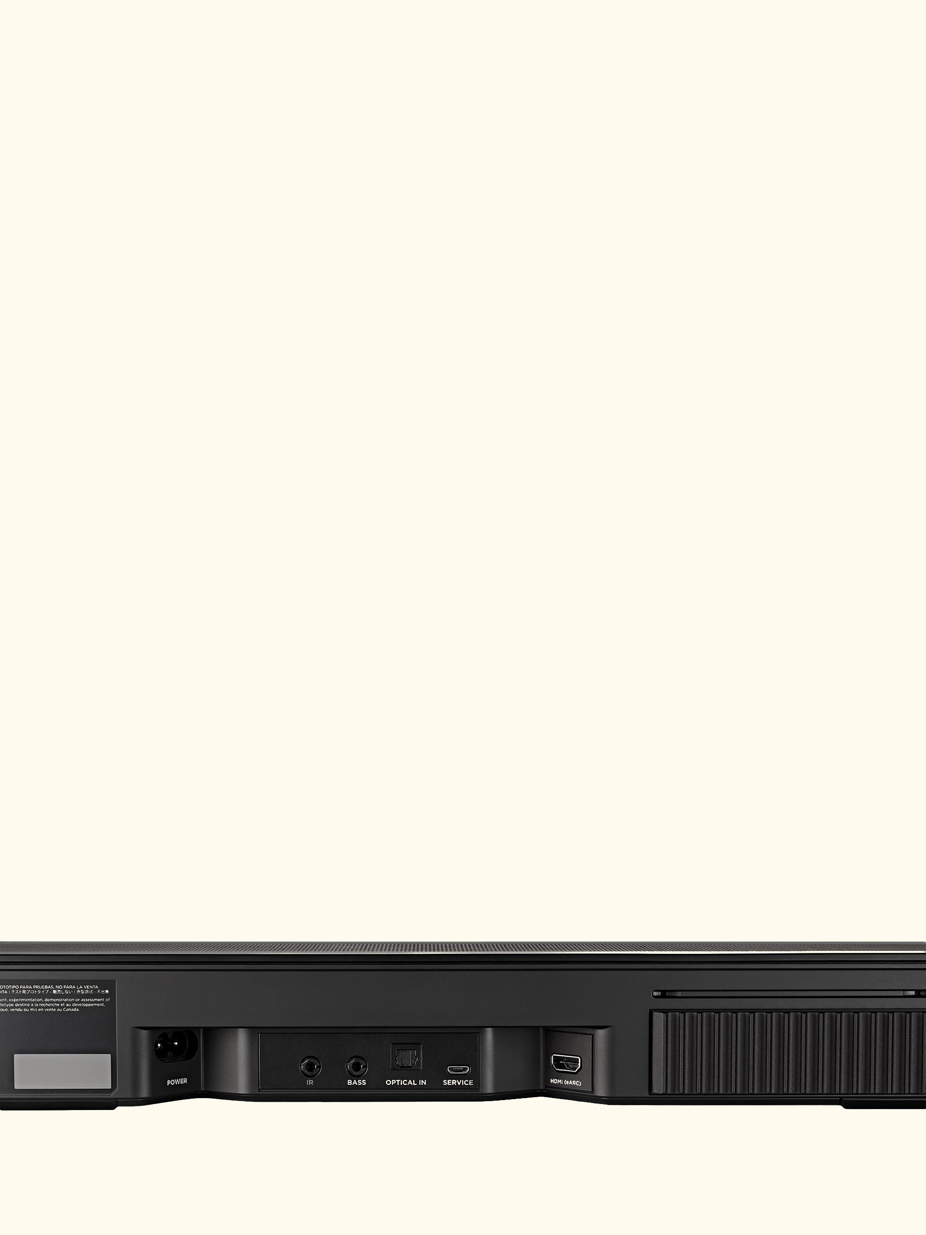 Smart Soundbar with Dolby Atmos, Wi-Fi, Bluetooth & Voice Recognition and Control, Black
