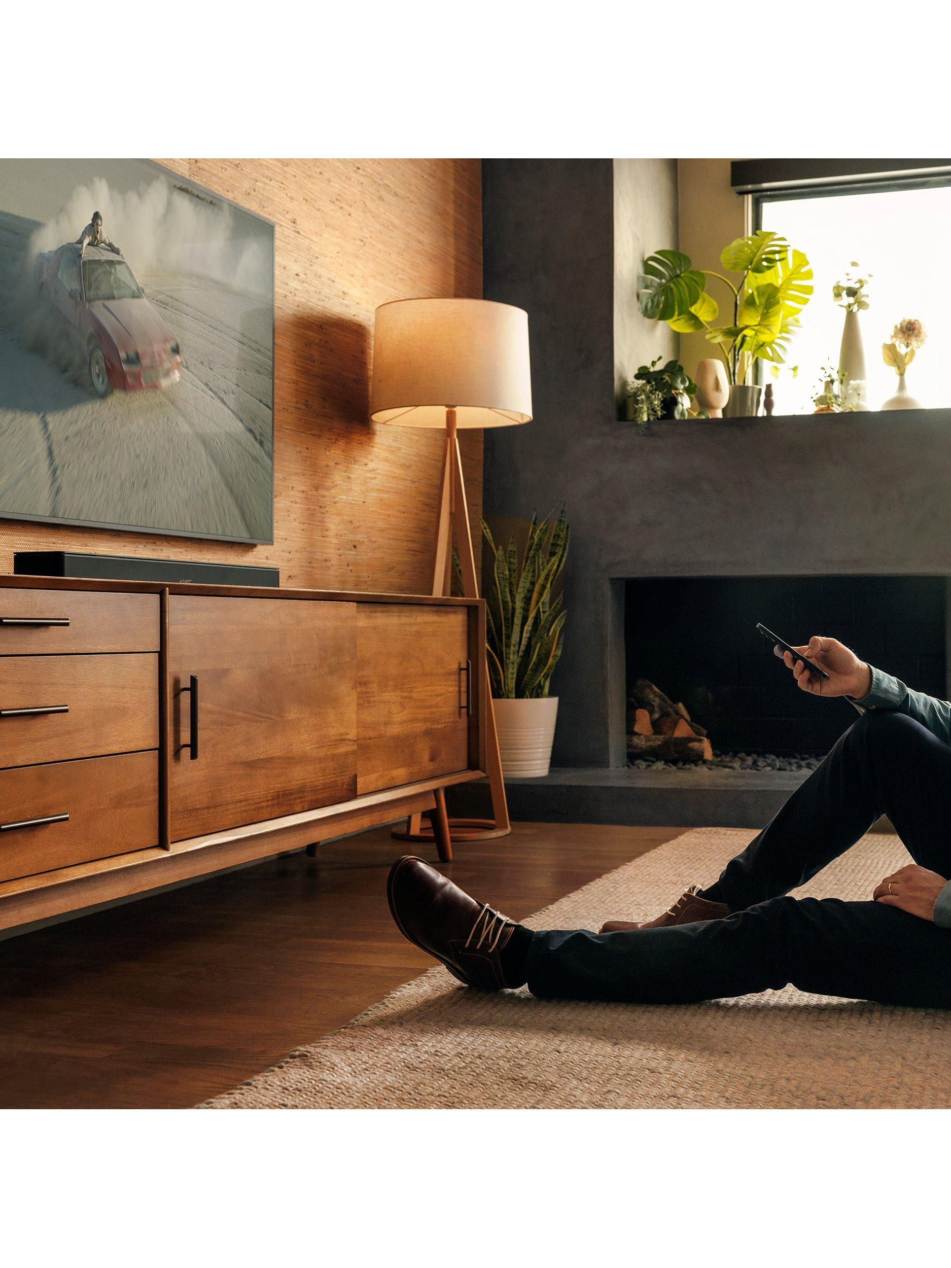 Smart Soundbar with Dolby Atmos, Wi-Fi, Bluetooth & Voice Recognition and Control, Black