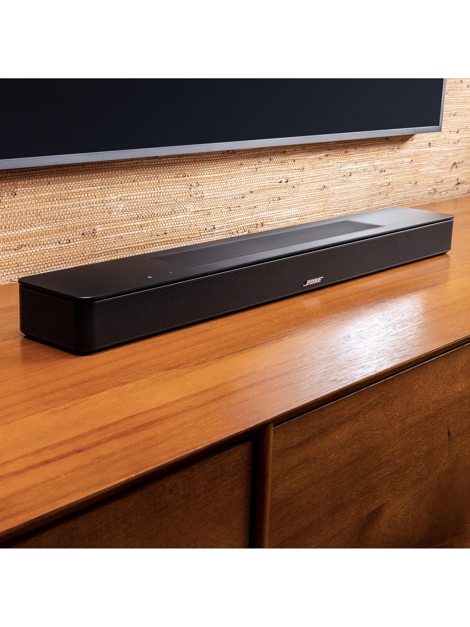 Smart Soundbar with Dolby Atmos, Wi-Fi, Bluetooth & Voice Recognition and Control, Black